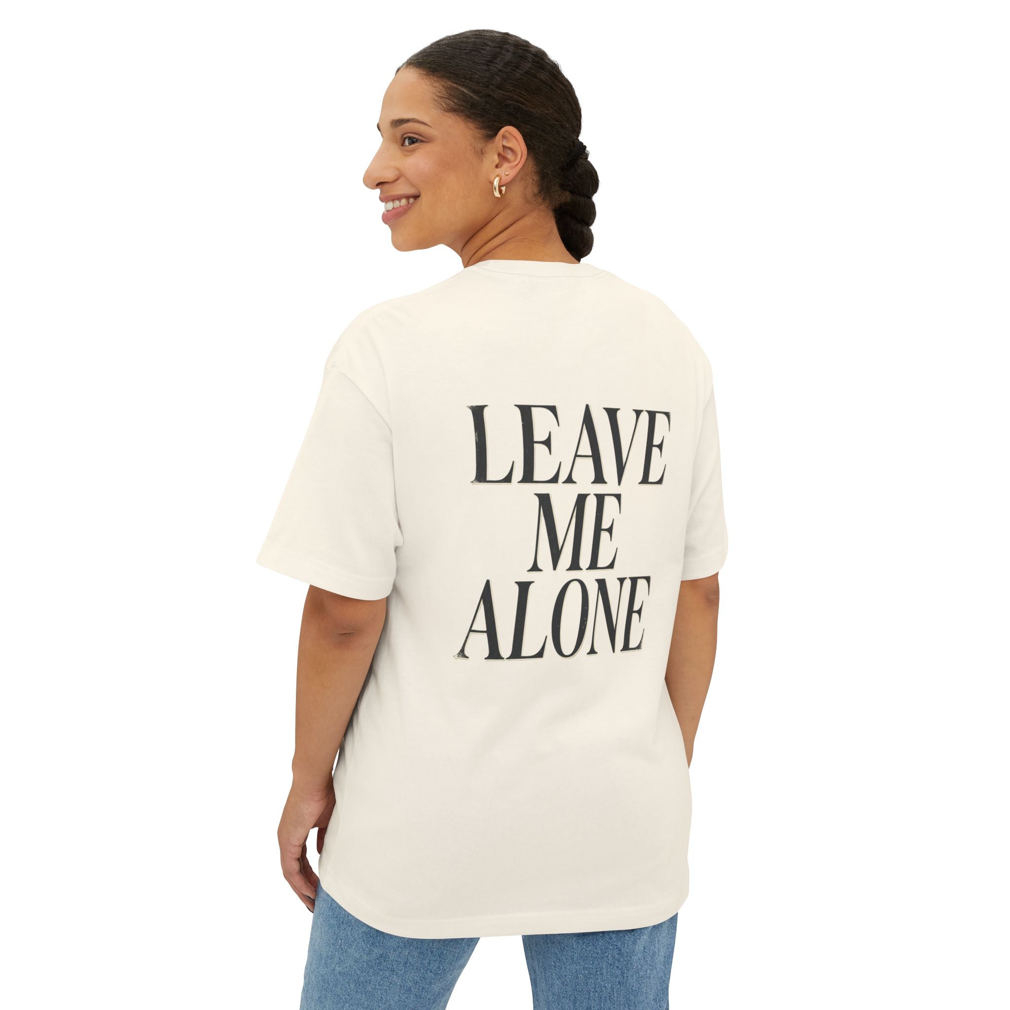 Leave Me Alone Oversized Boxy T-Shirt