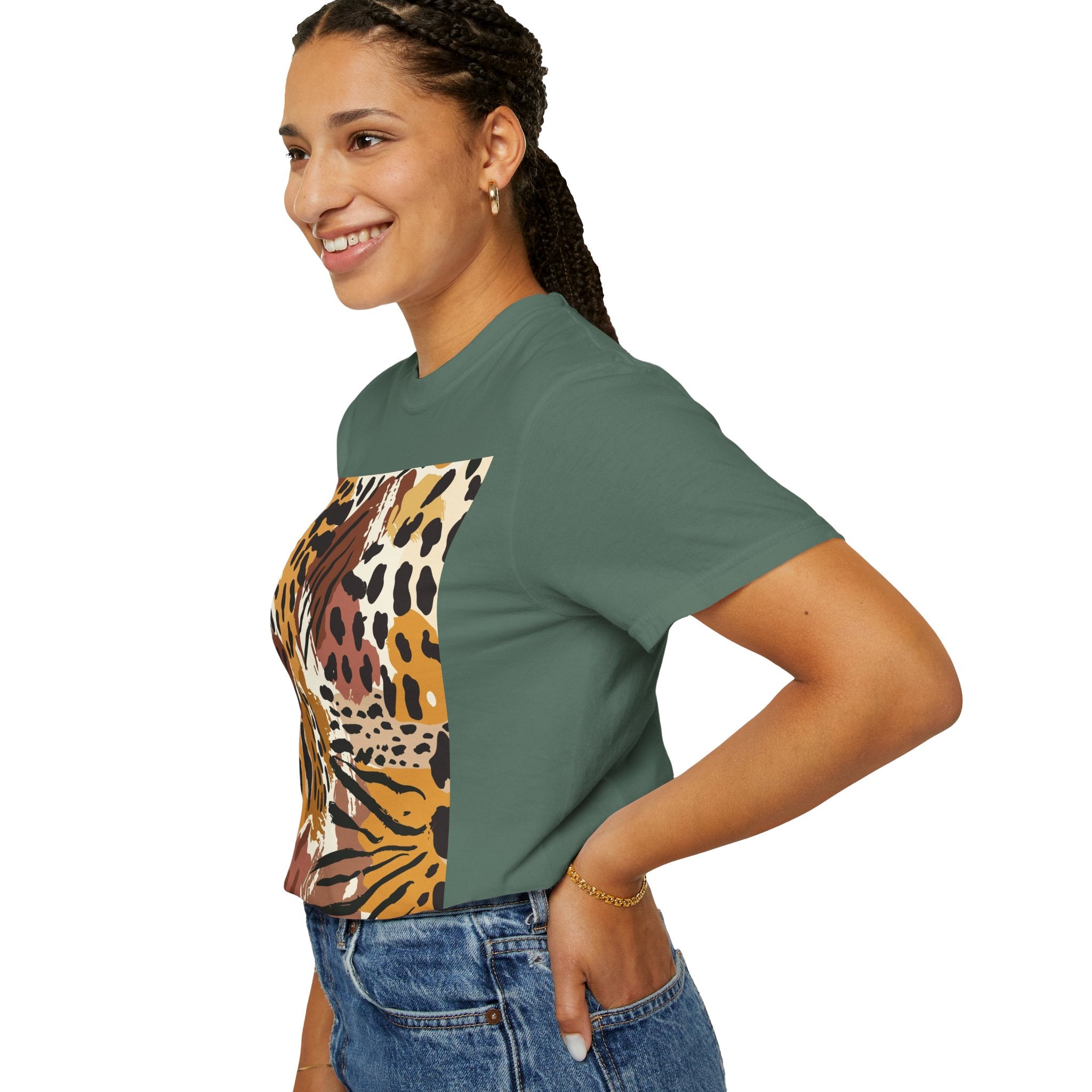 Leopard Print Graphic T-Shirt