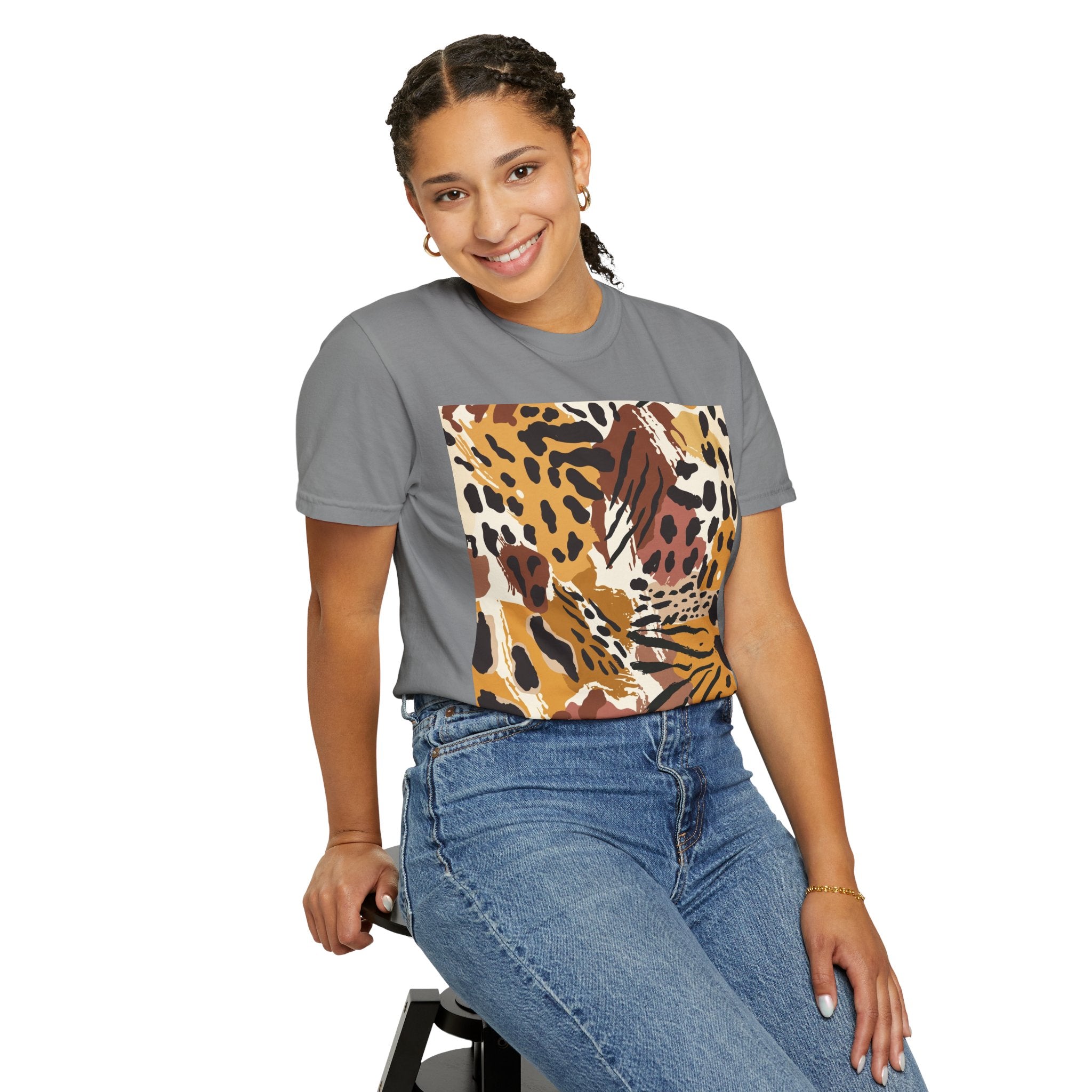 Leopard Print Graphic T-Shirt