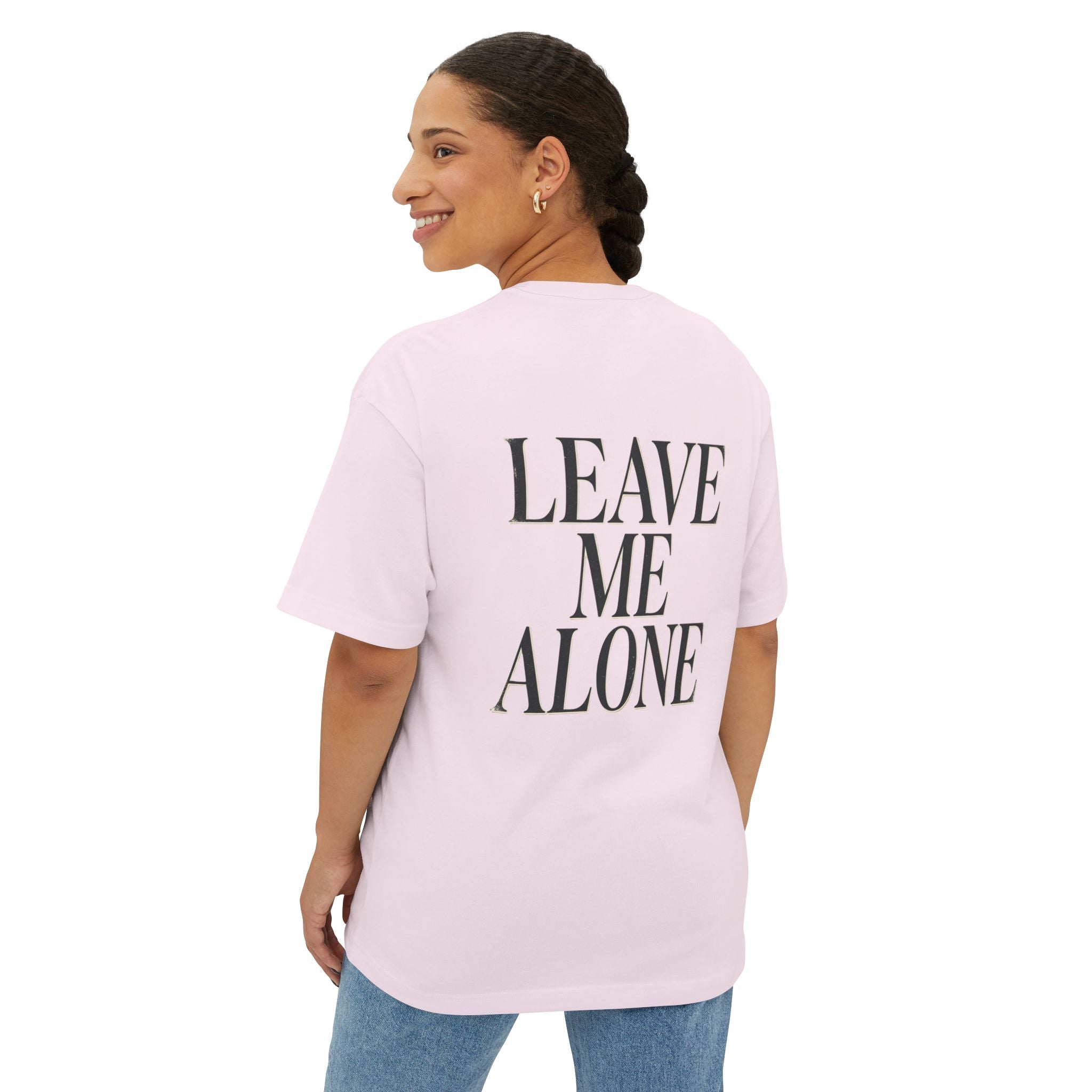 Leave Me Alone Oversized Boxy T-Shirt