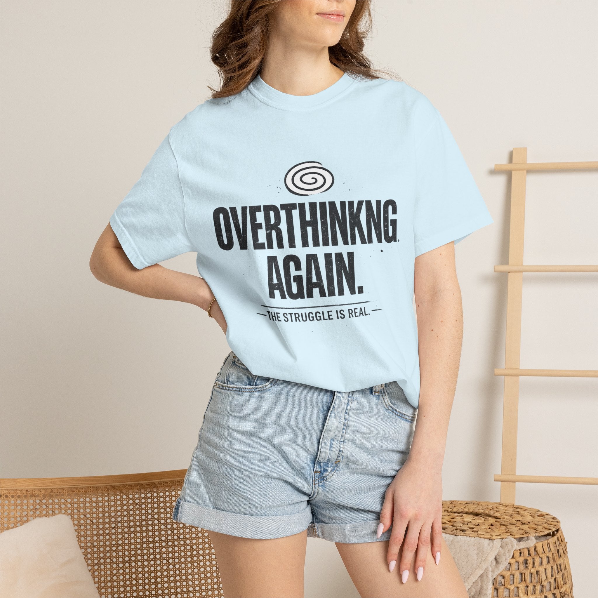 OVERTHINKING AGAIN Graphic T-Shirt