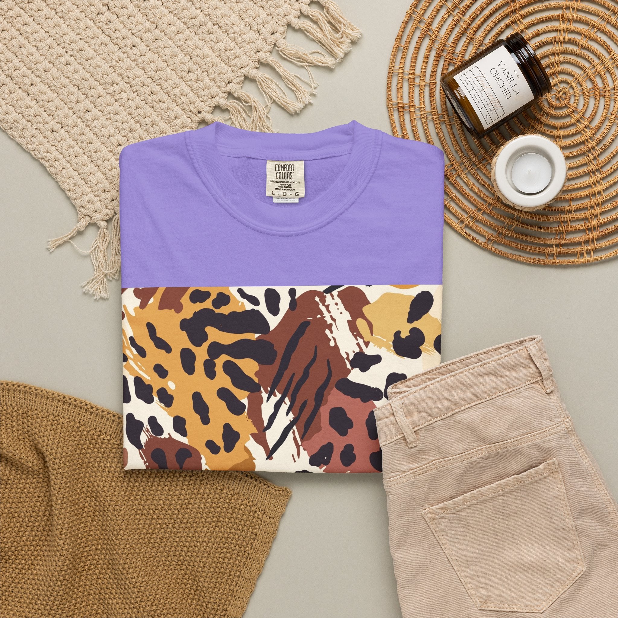 Leopard Print Graphic T-Shirt