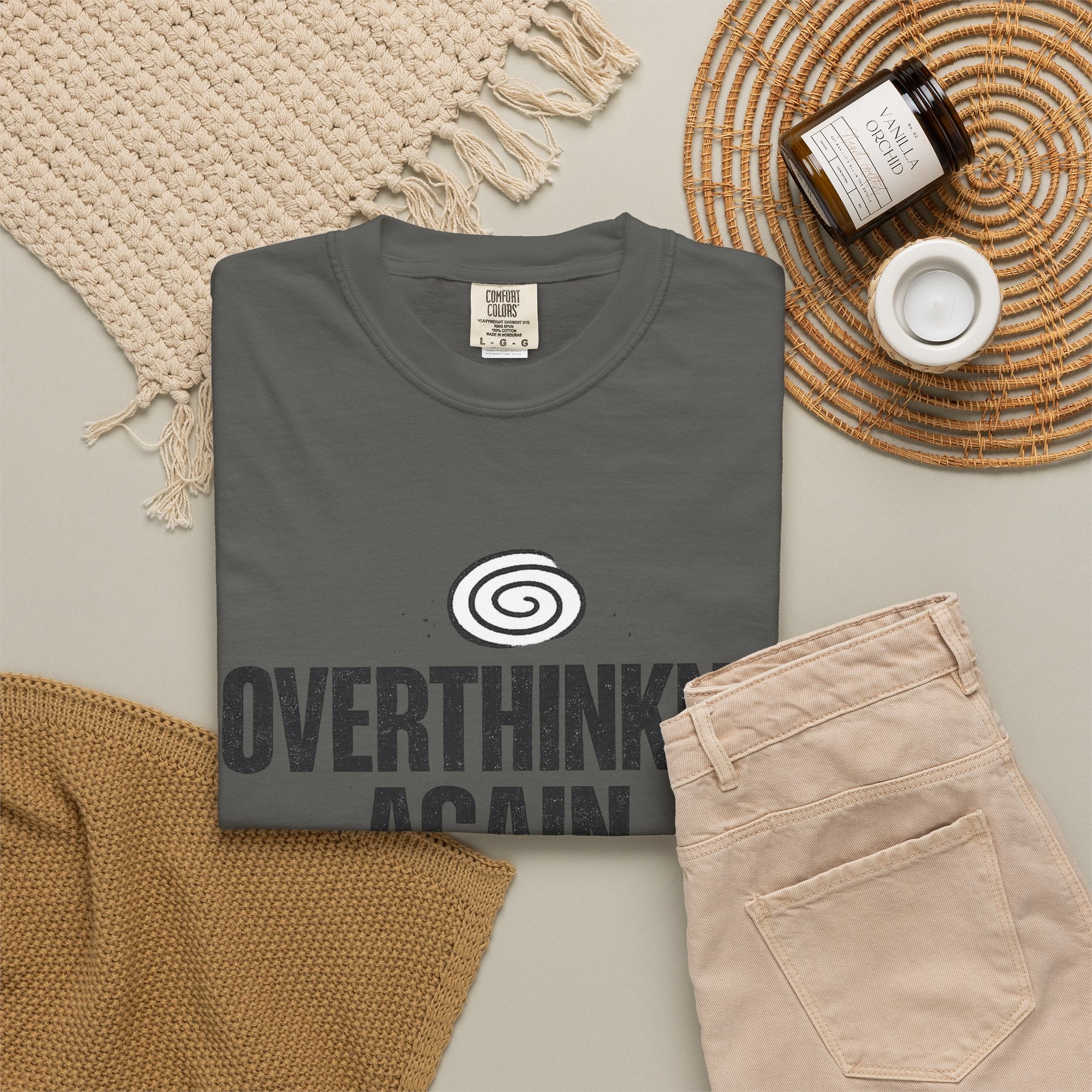 OVERTHINKING AGAIN Graphic T-Shirt