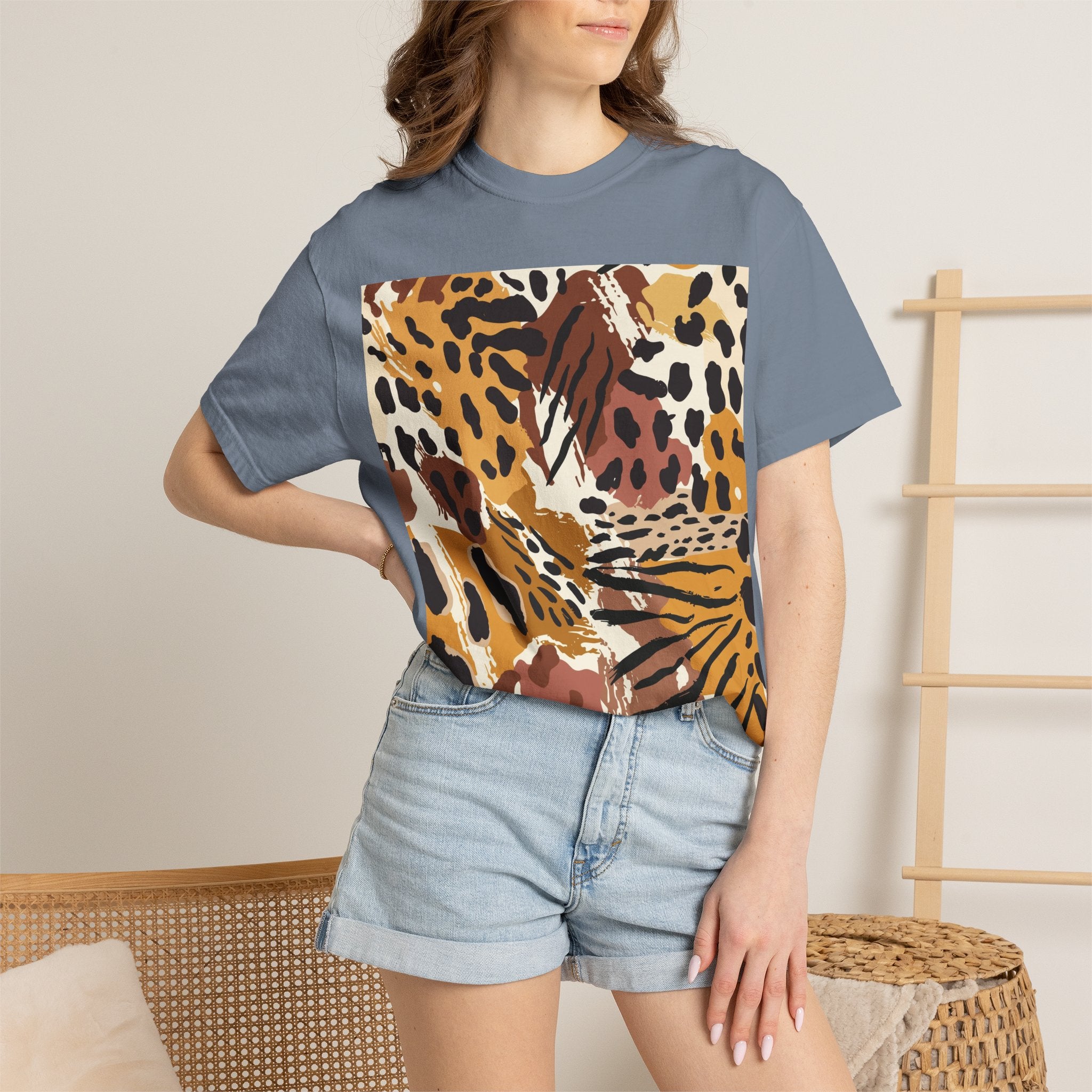 Leopard Print Graphic T-Shirt