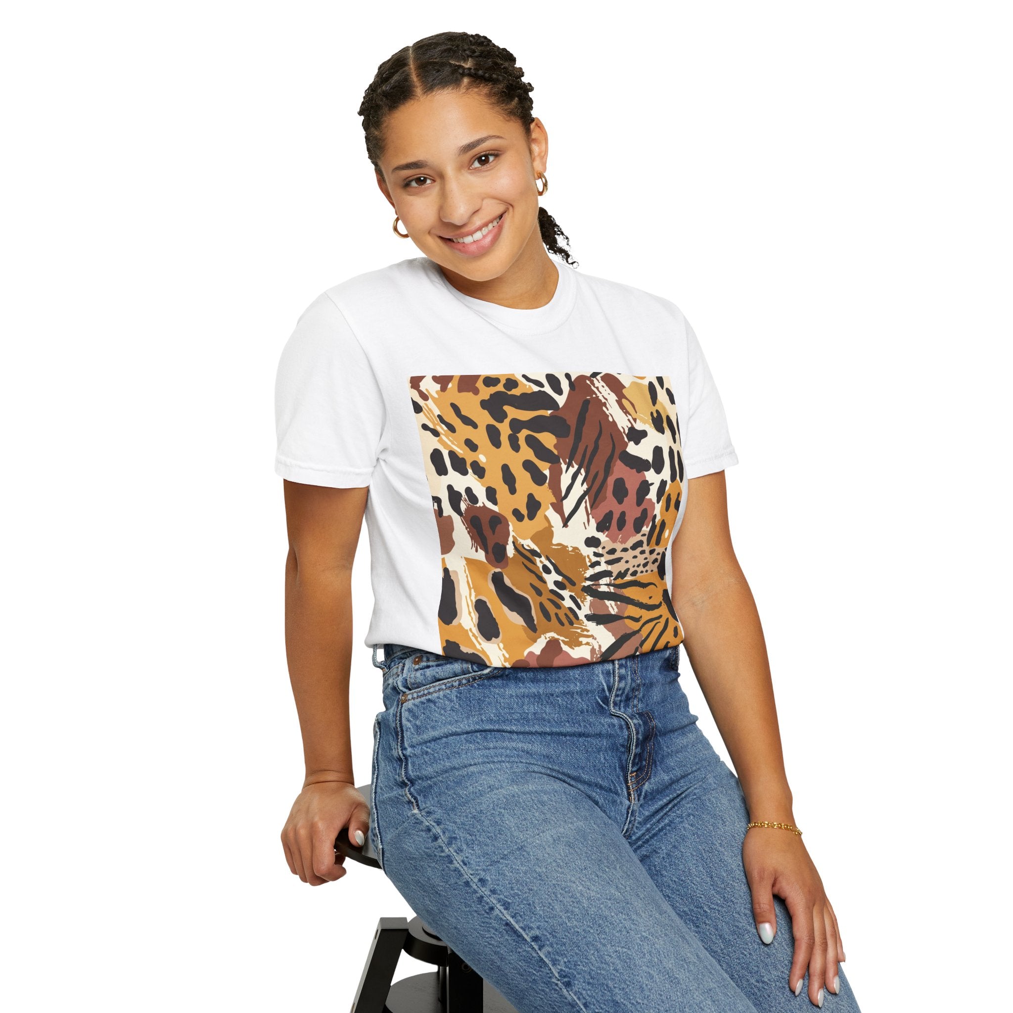 Leopard Print Graphic T-Shirt