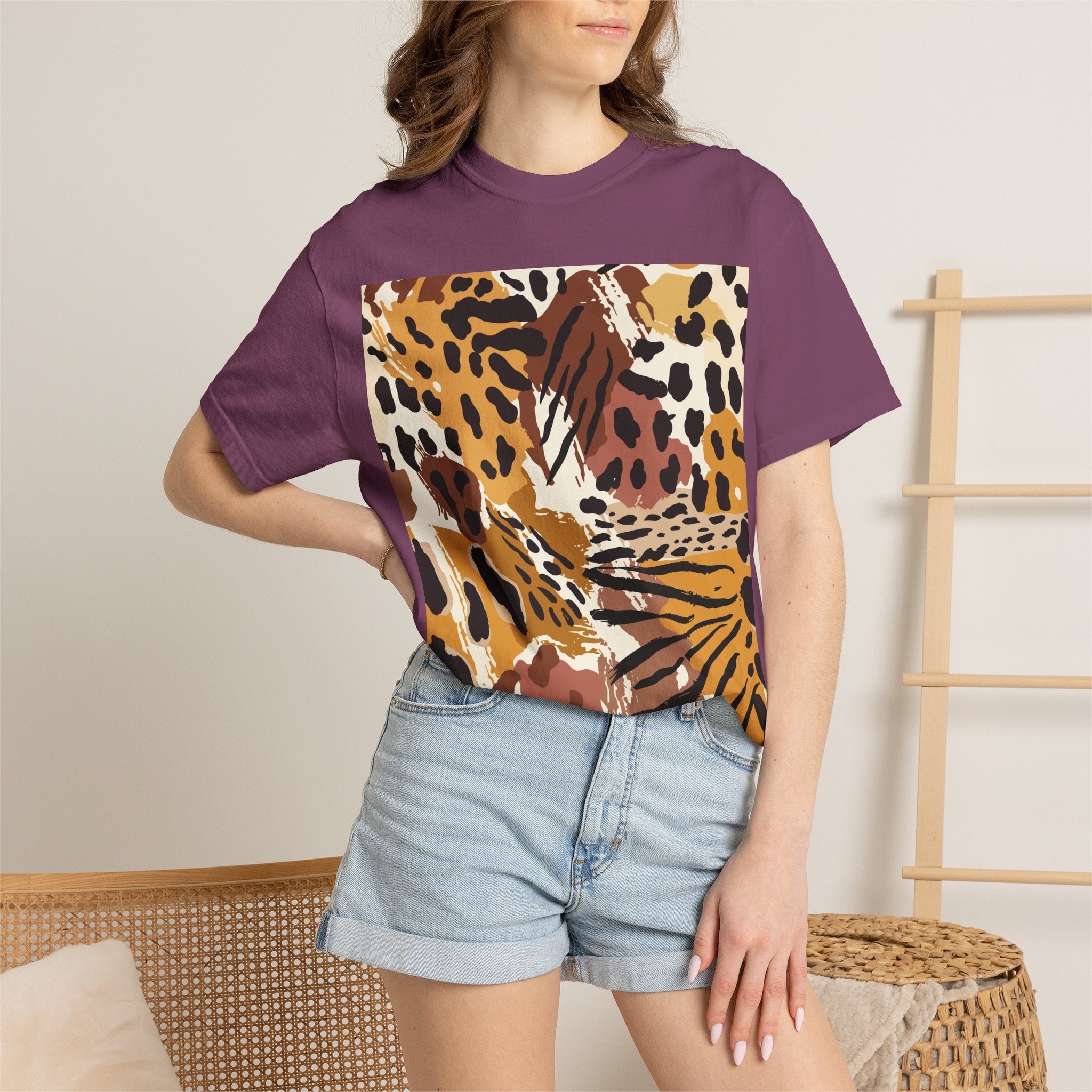 Leopard Print Graphic T-Shirt