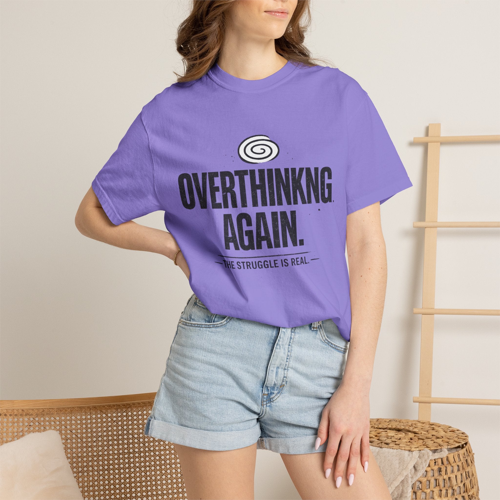 OVERTHINKING AGAIN Graphic T-Shirt