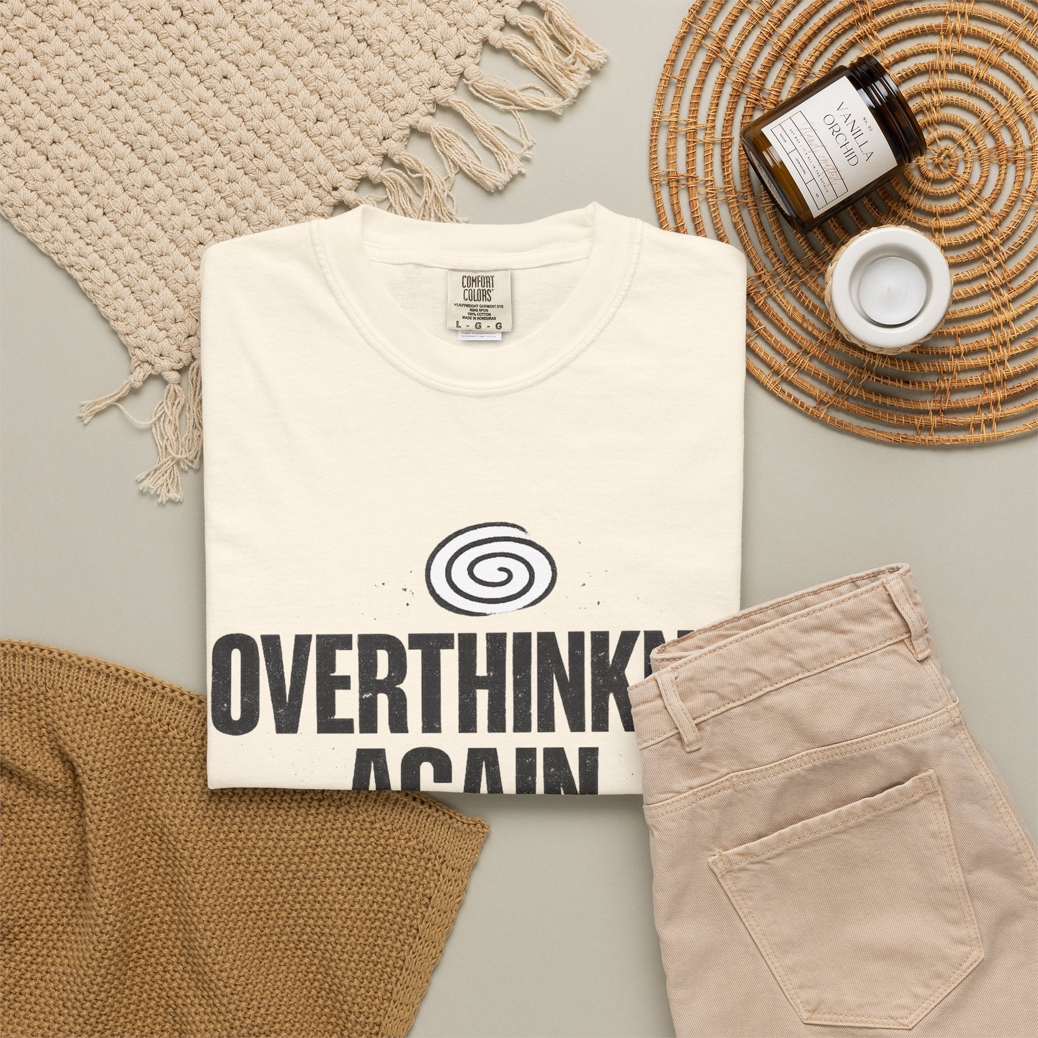 OVERTHINKING AGAIN Graphic T-Shirt