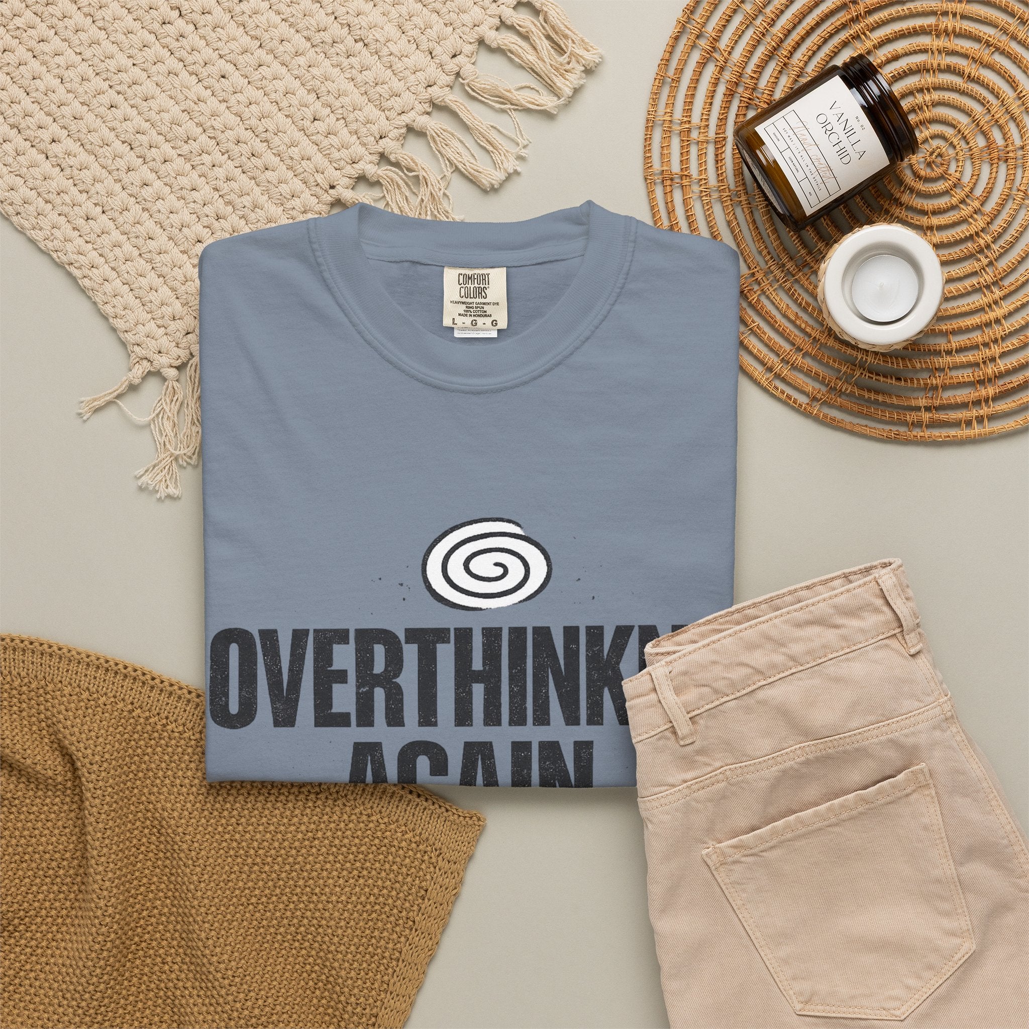 OVERTHINKING AGAIN Graphic T-Shirt