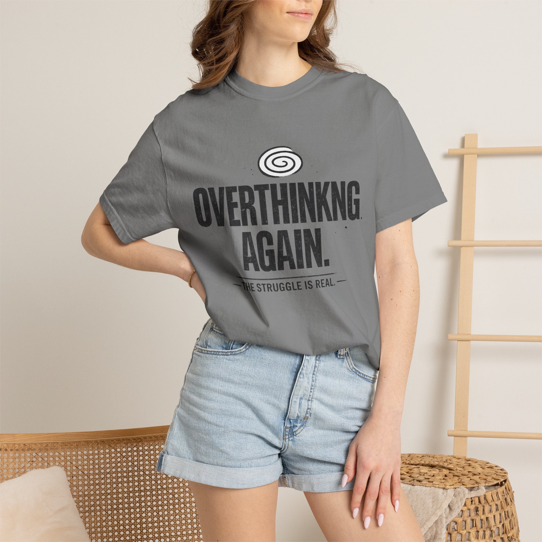 OVERTHINKING AGAIN Graphic T-Shirt