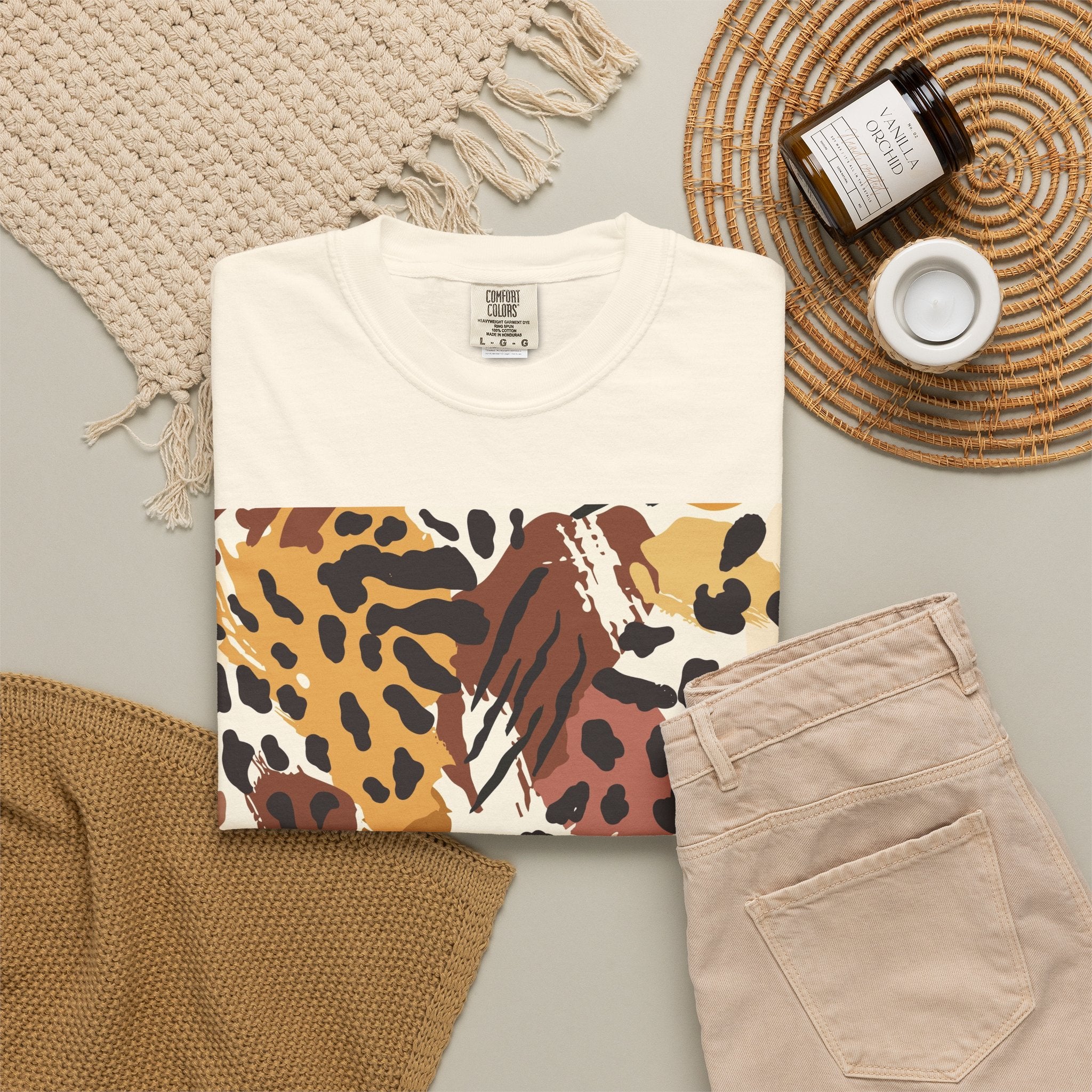 Leopard Print Graphic T-Shirt