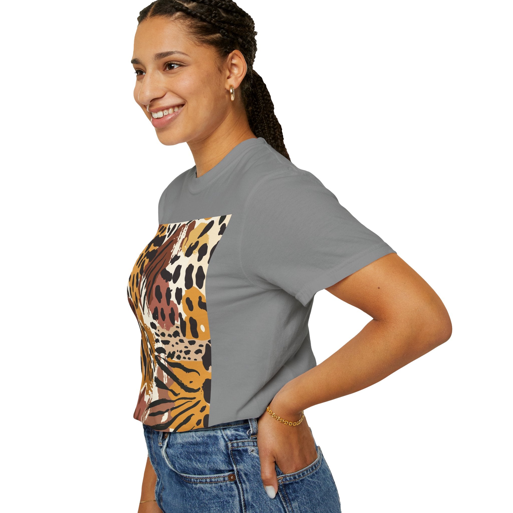Leopard Print Graphic T-Shirt