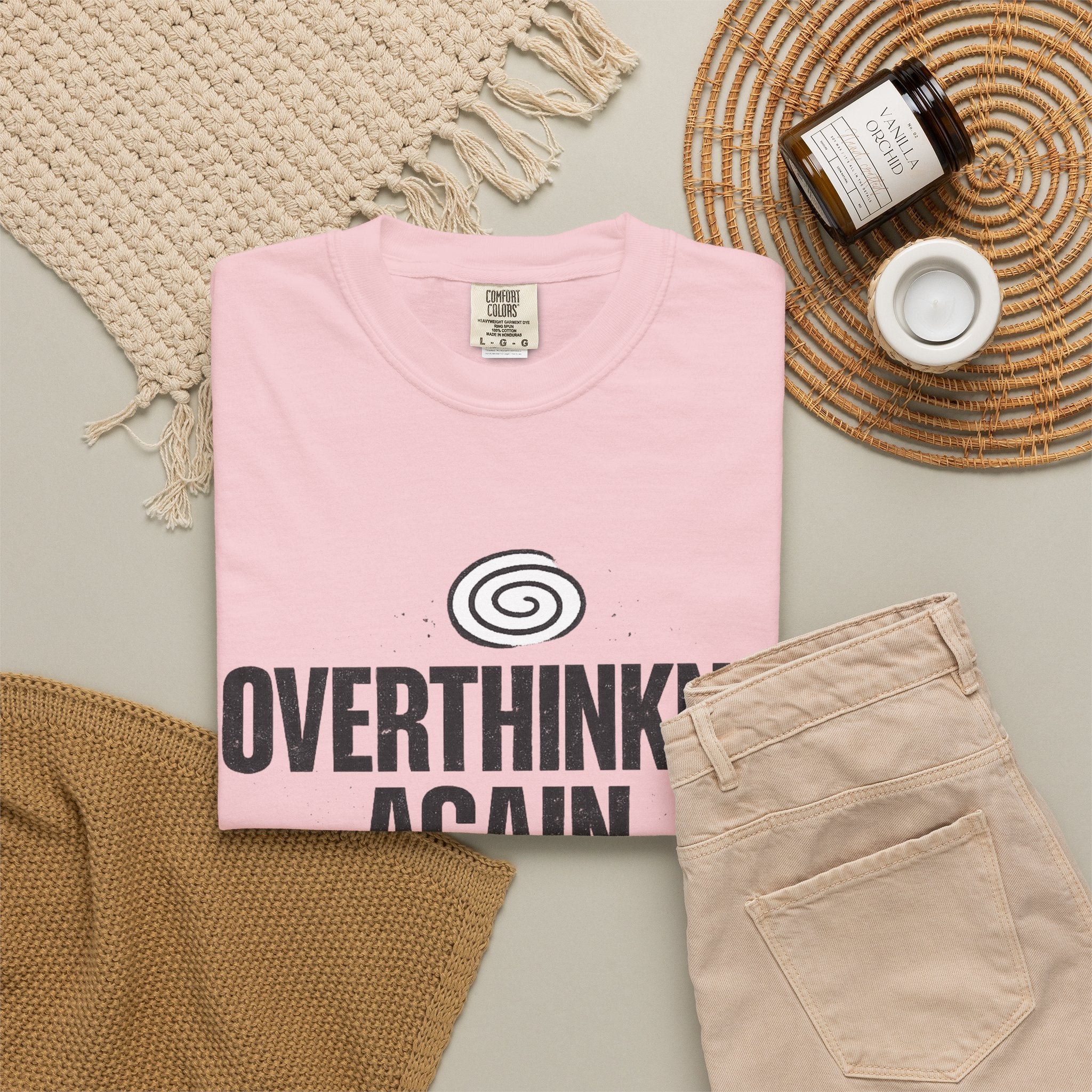 OVERTHINKING AGAIN Graphic T-Shirt