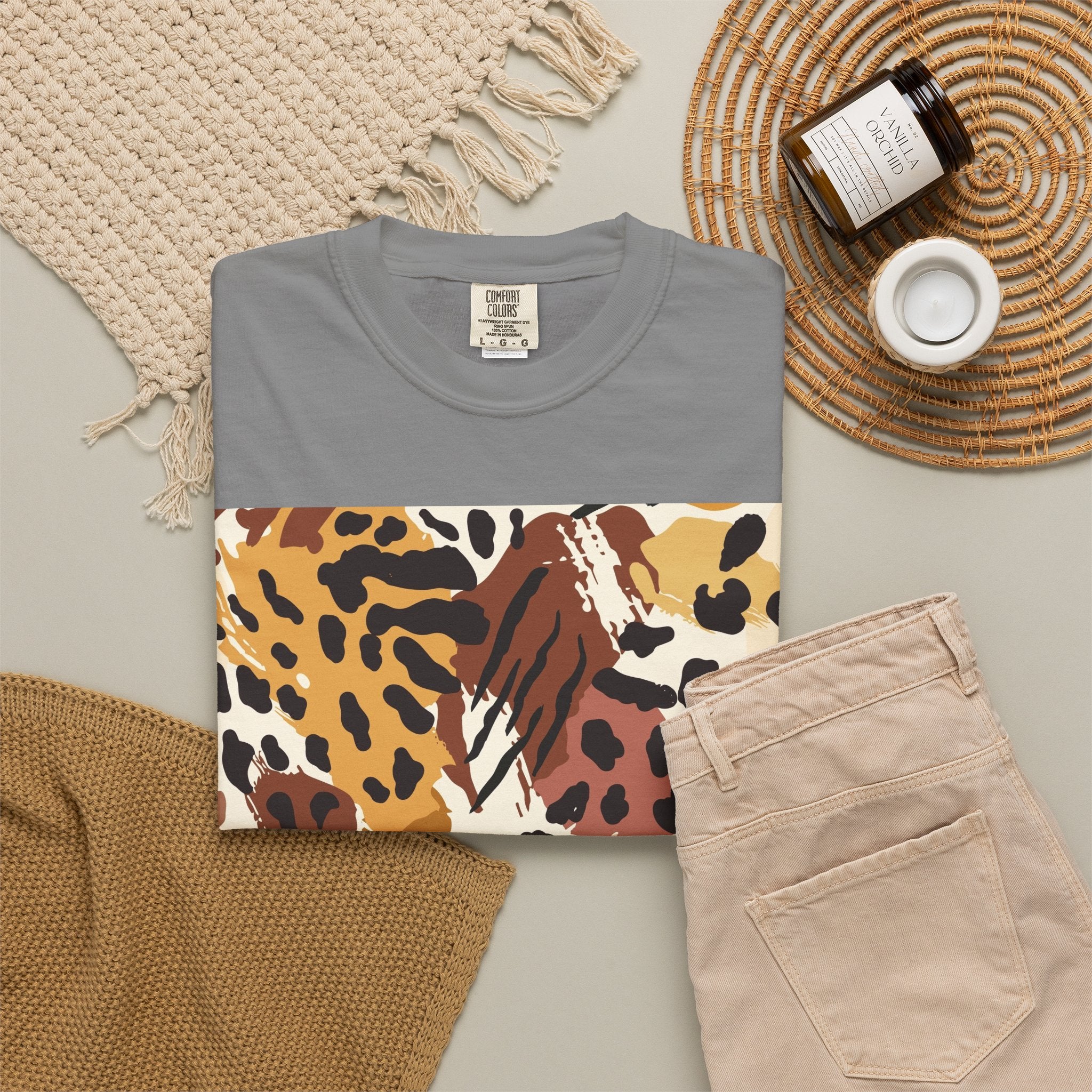 Leopard Print Graphic T-Shirt