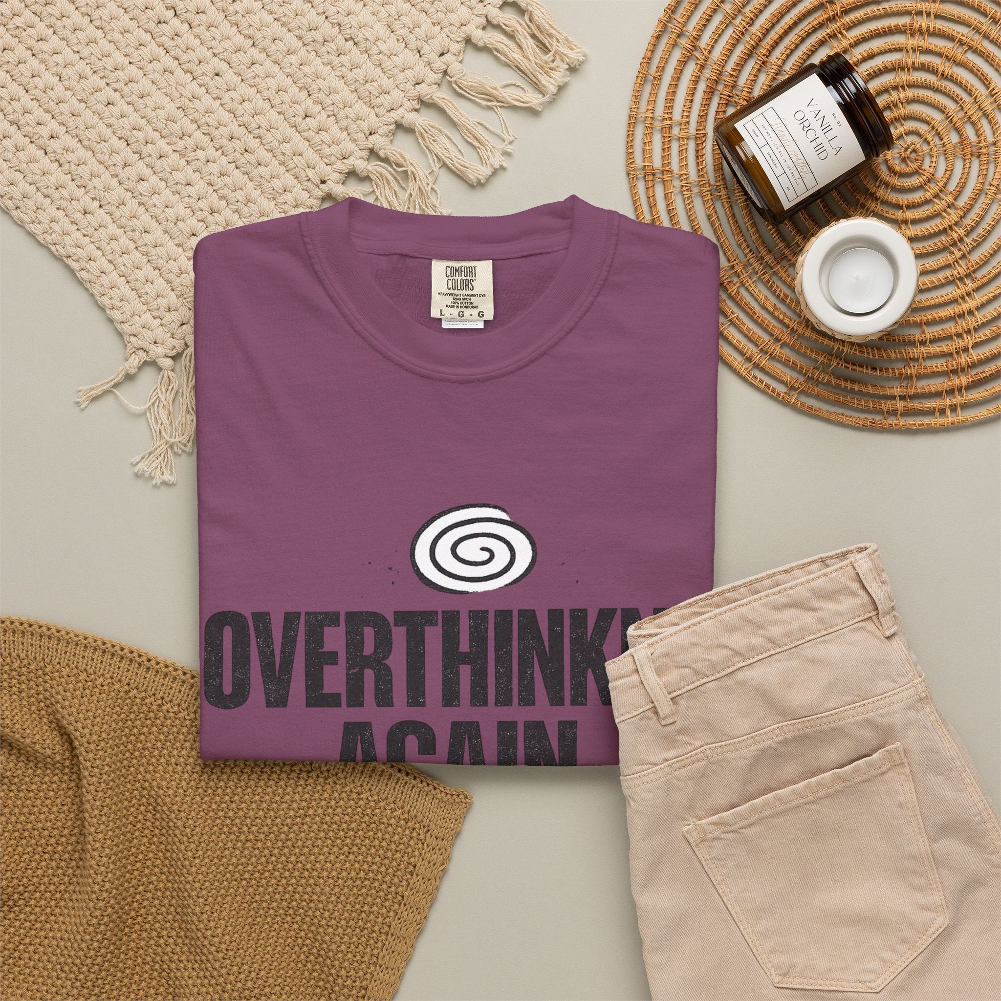 OVERTHINKING AGAIN Graphic T-Shirt