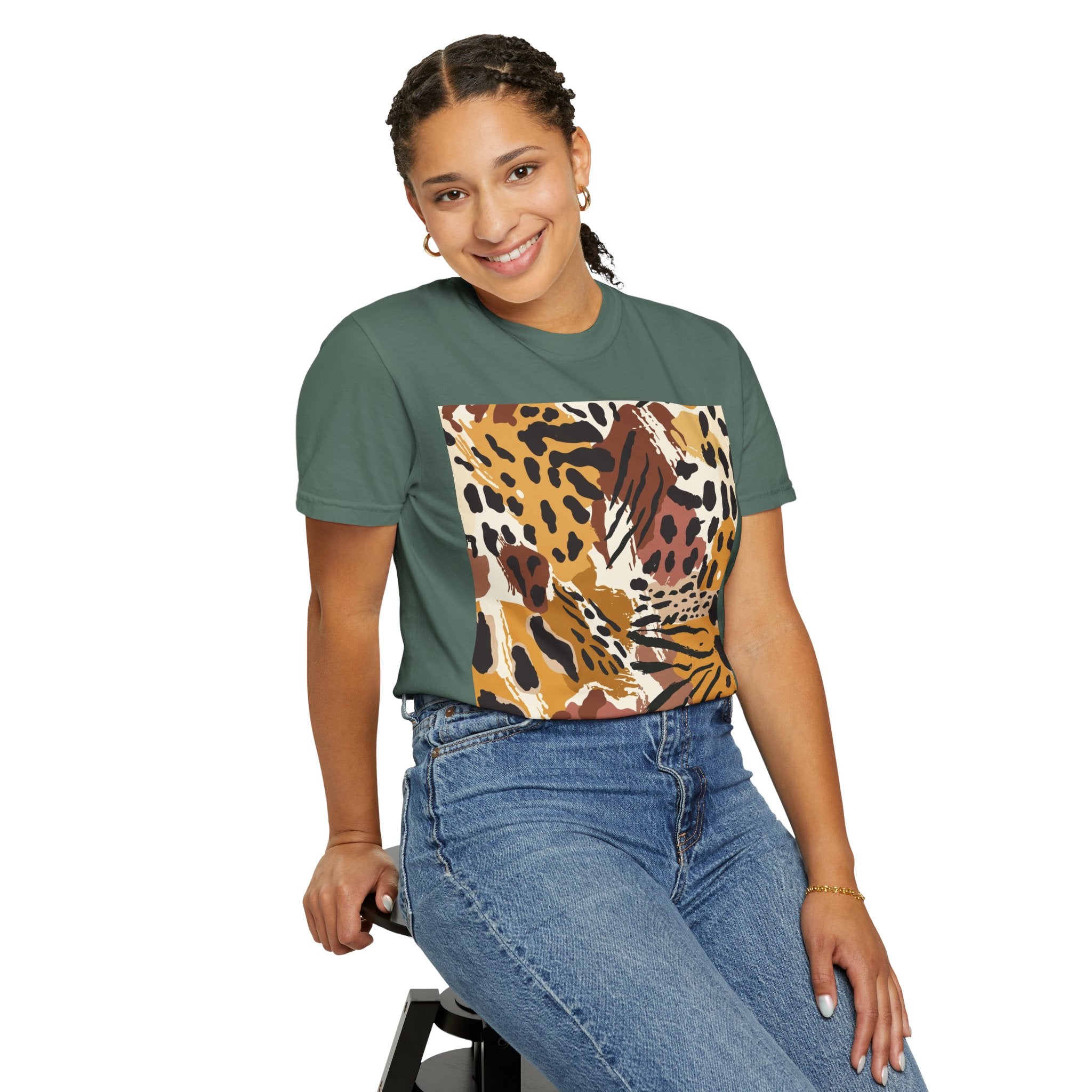 Leopard Print Graphic T-Shirt