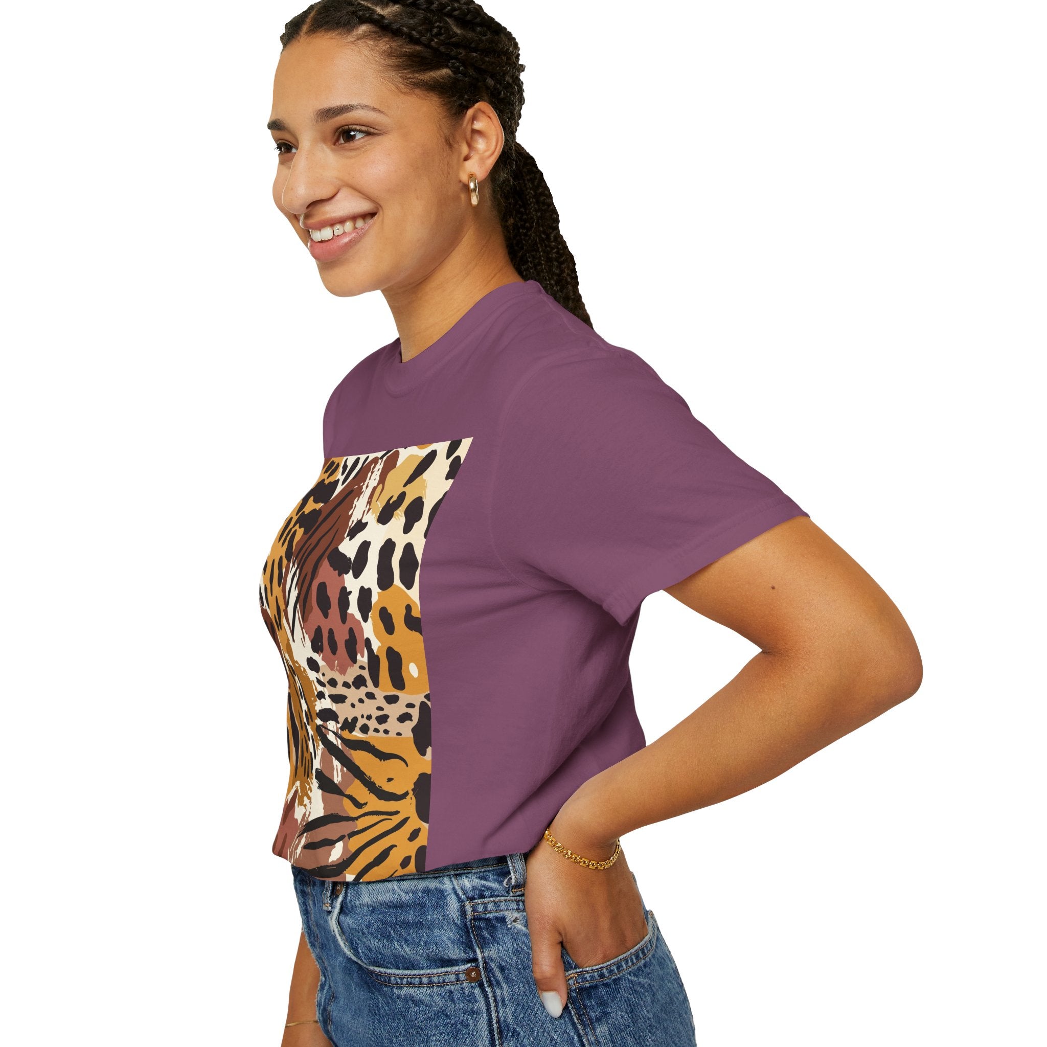 Leopard Print Graphic T-Shirt