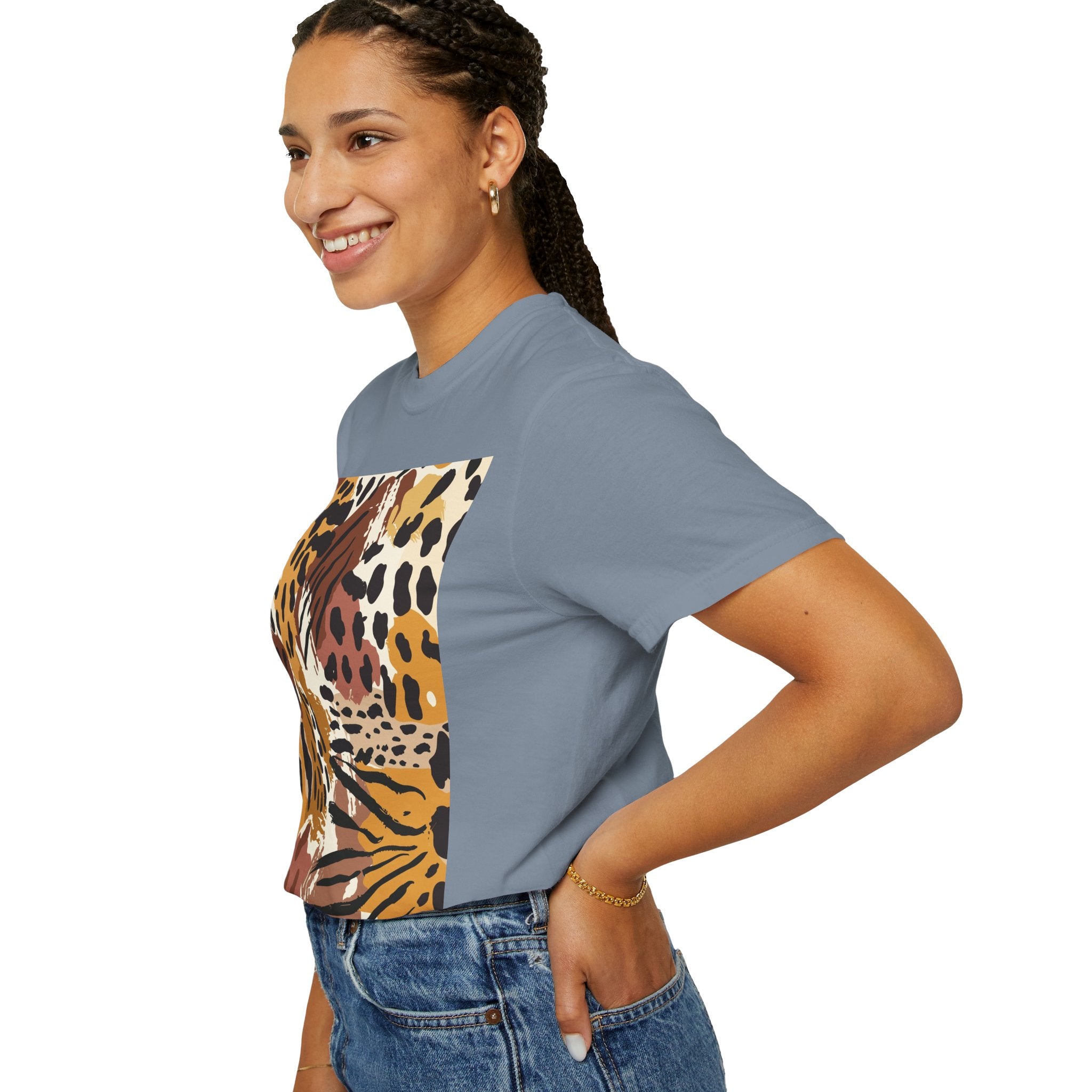 Leopard Print Graphic T-Shirt