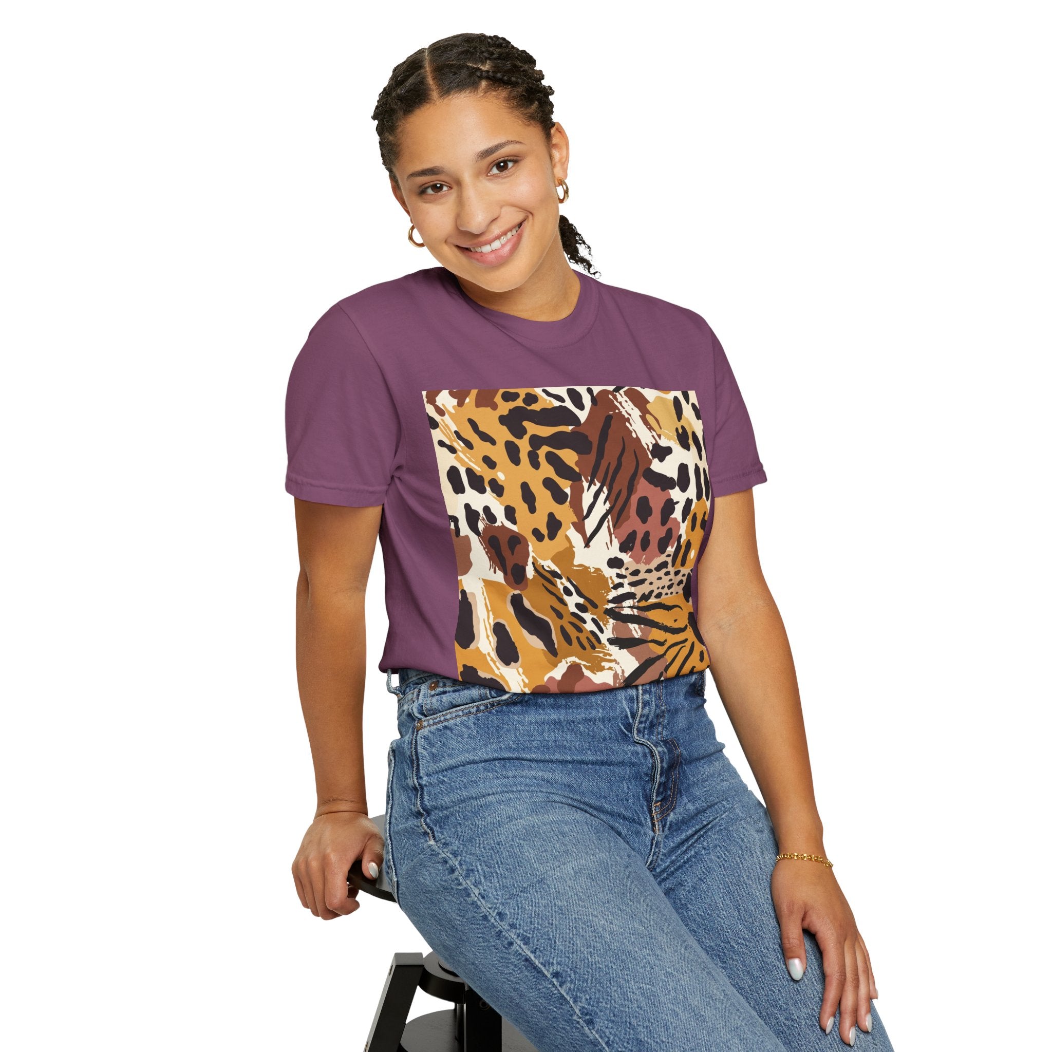 Leopard Print Graphic T-Shirt