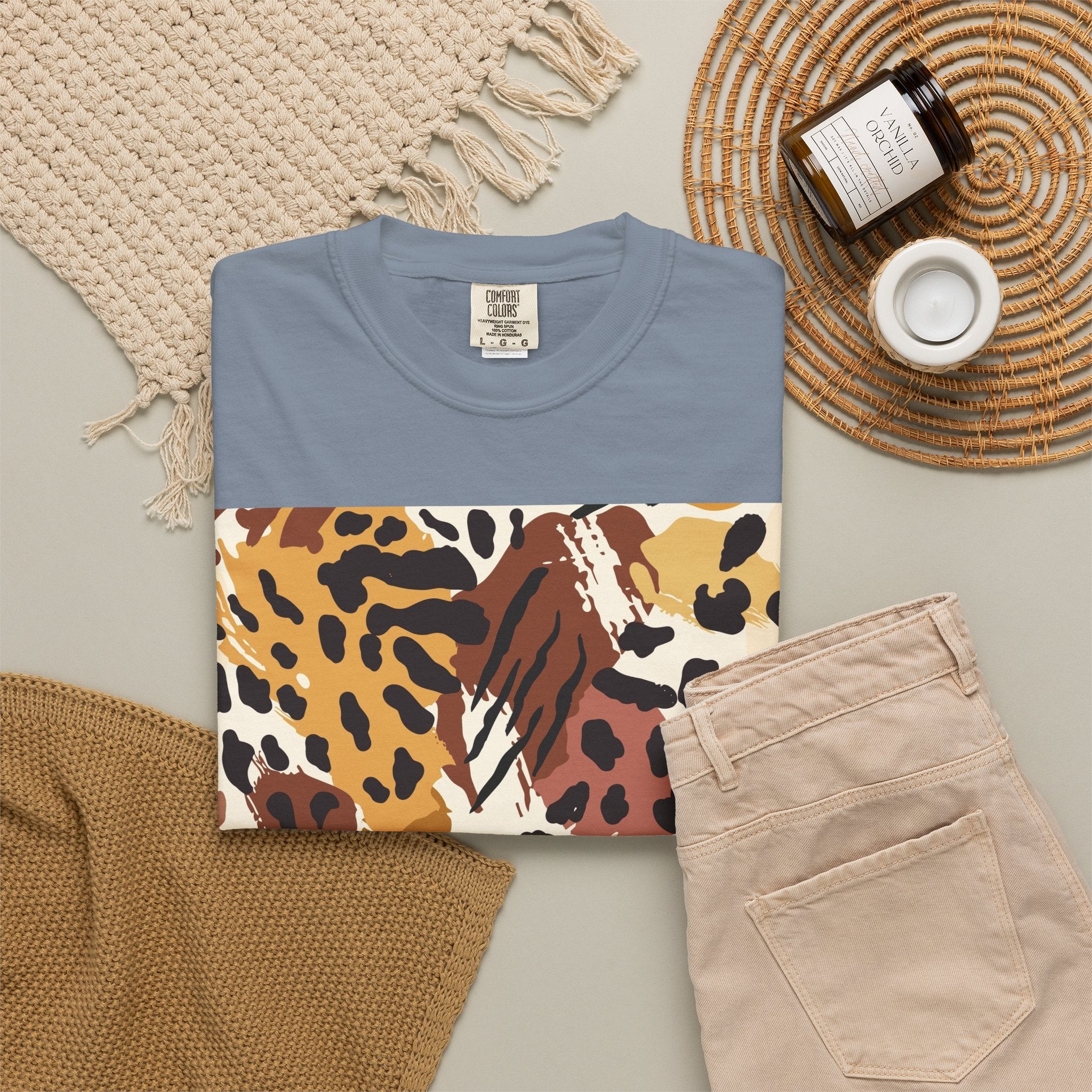 Leopard Print Graphic T-Shirt