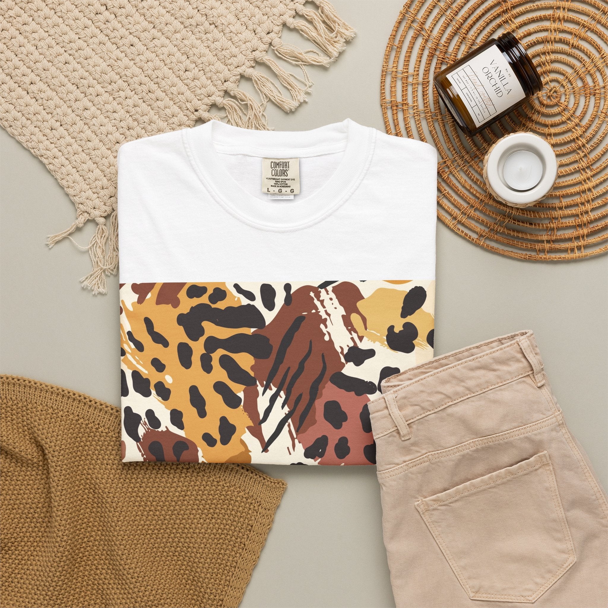 Leopard Print Graphic T-Shirt