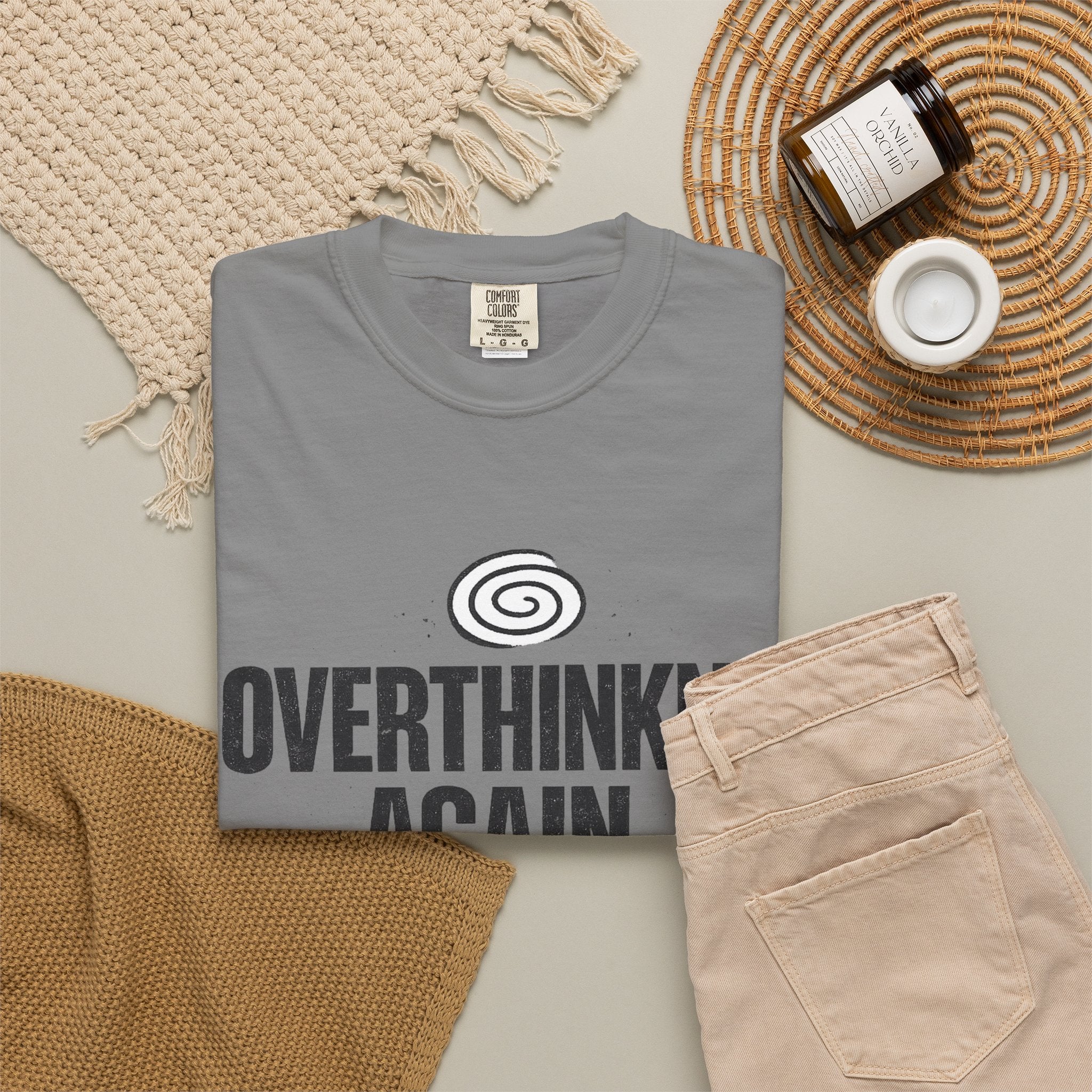 OVERTHINKING AGAIN Graphic T-Shirt