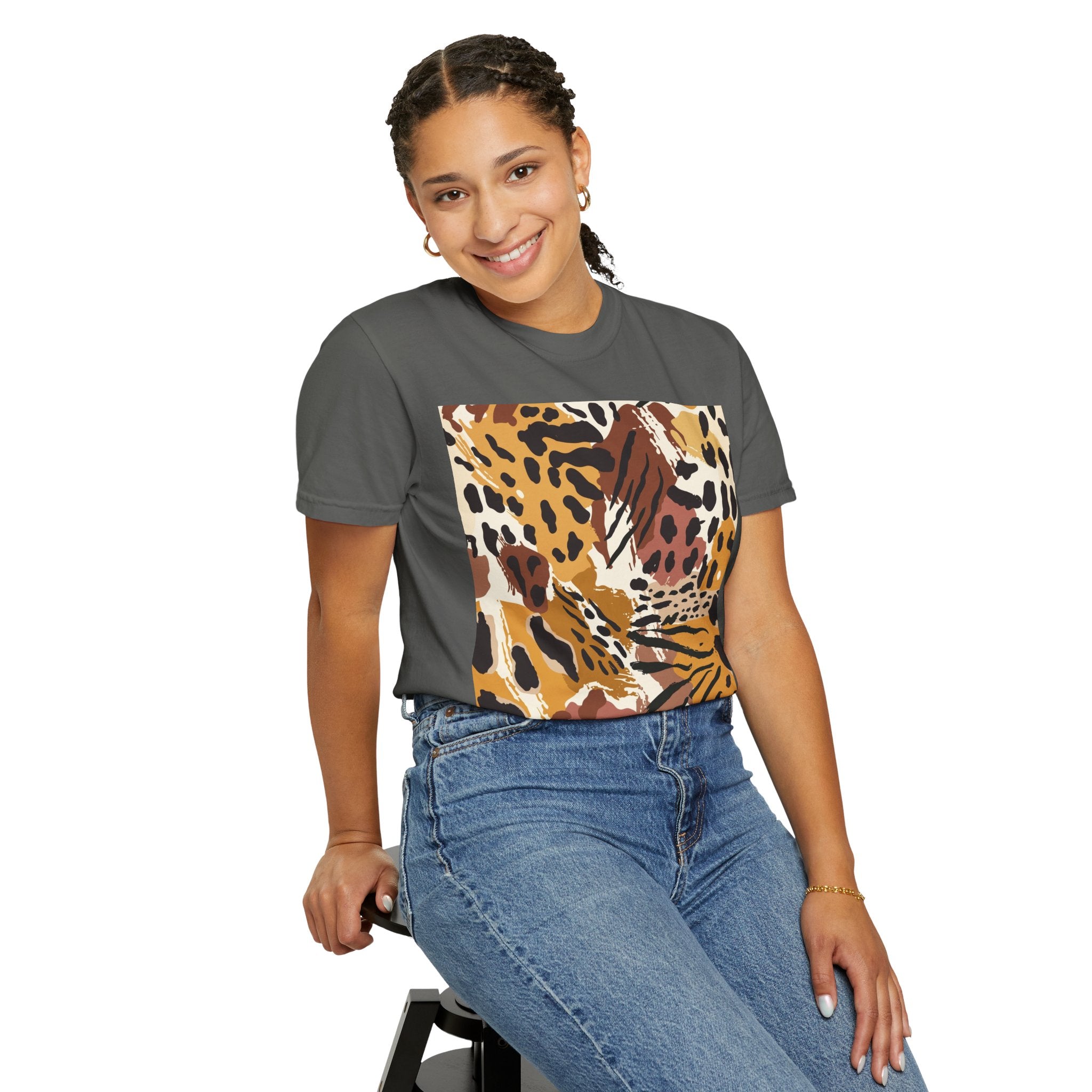 Leopard Print Graphic T-Shirt