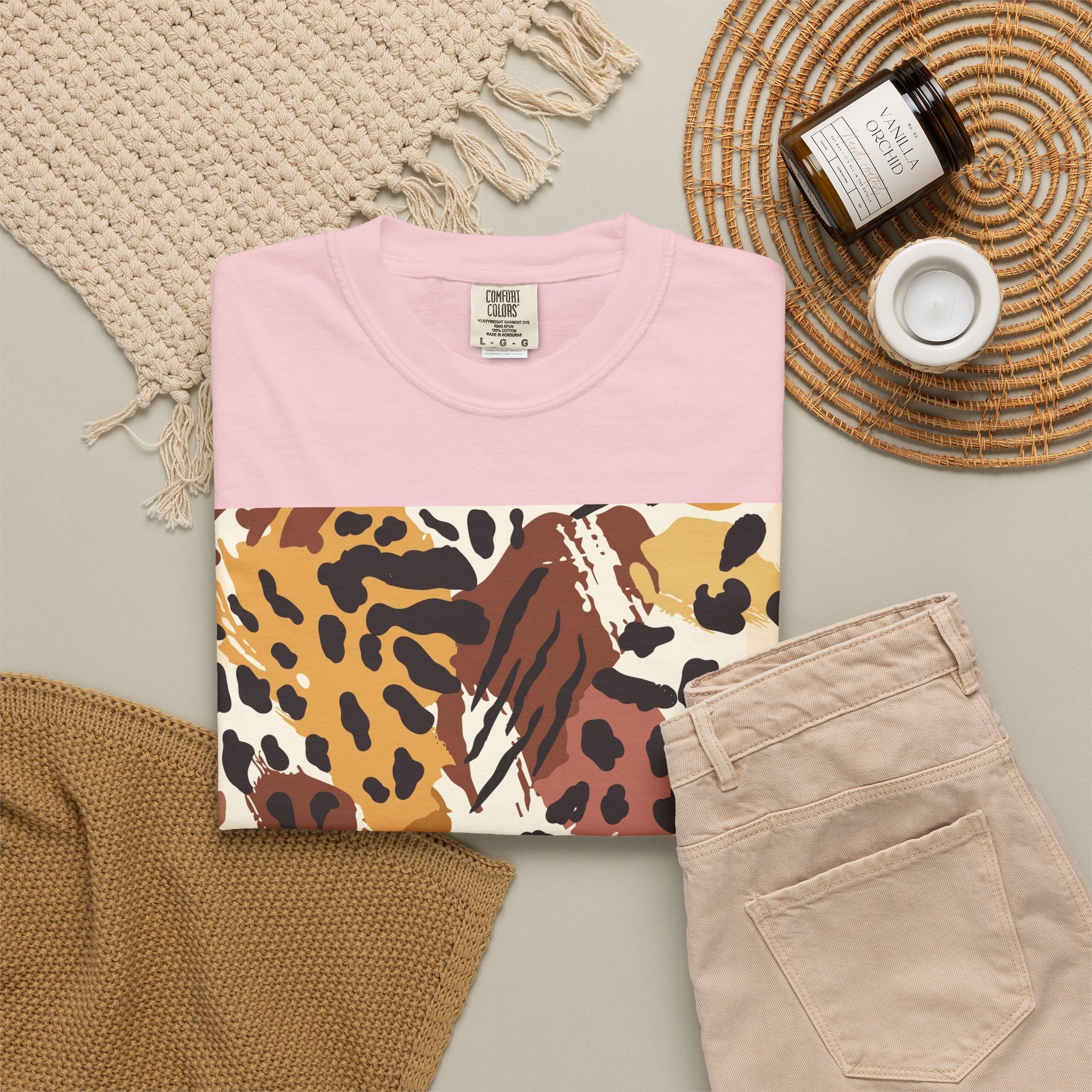 Leopard Print Graphic T-Shirt