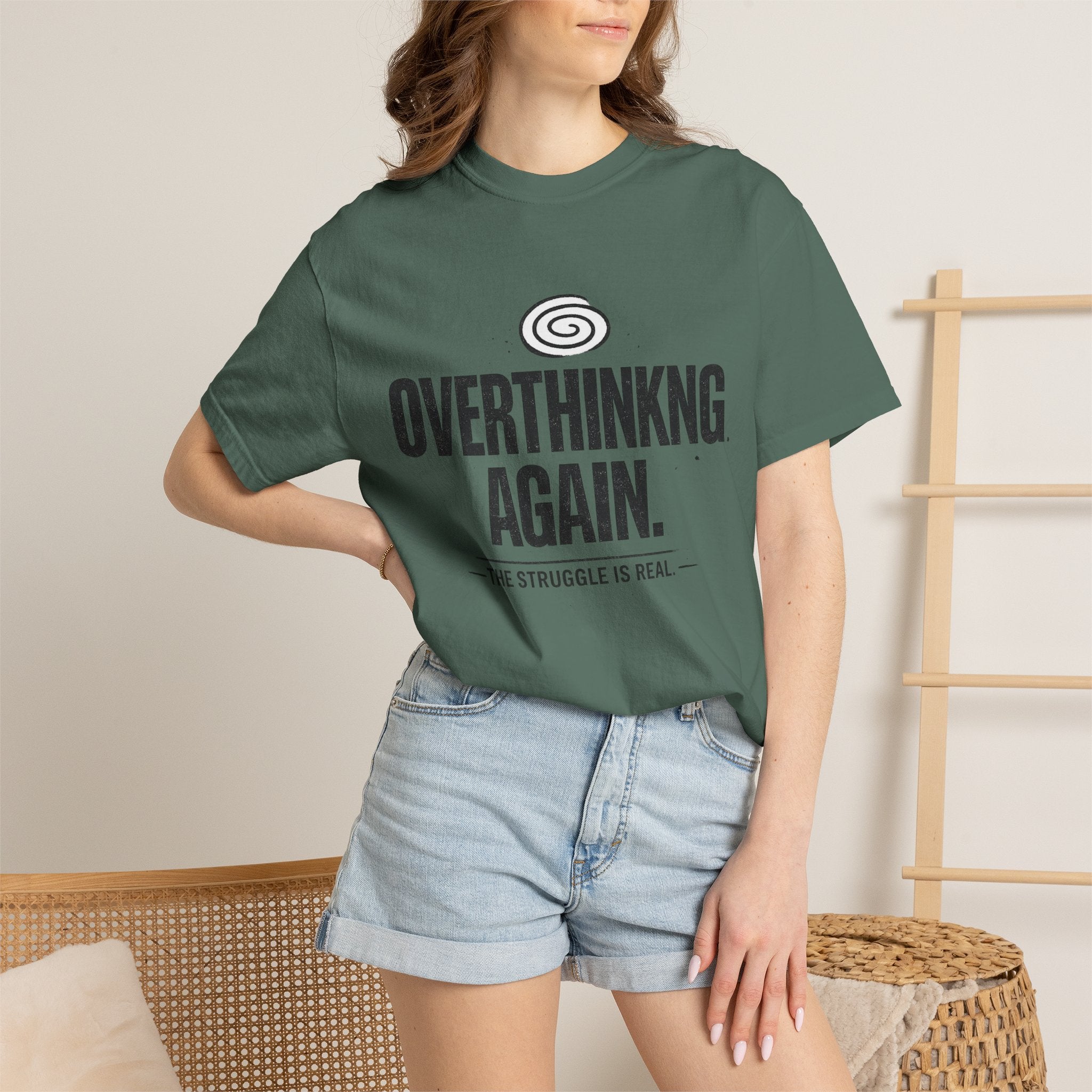 OVERTHINKING AGAIN Graphic T-Shirt