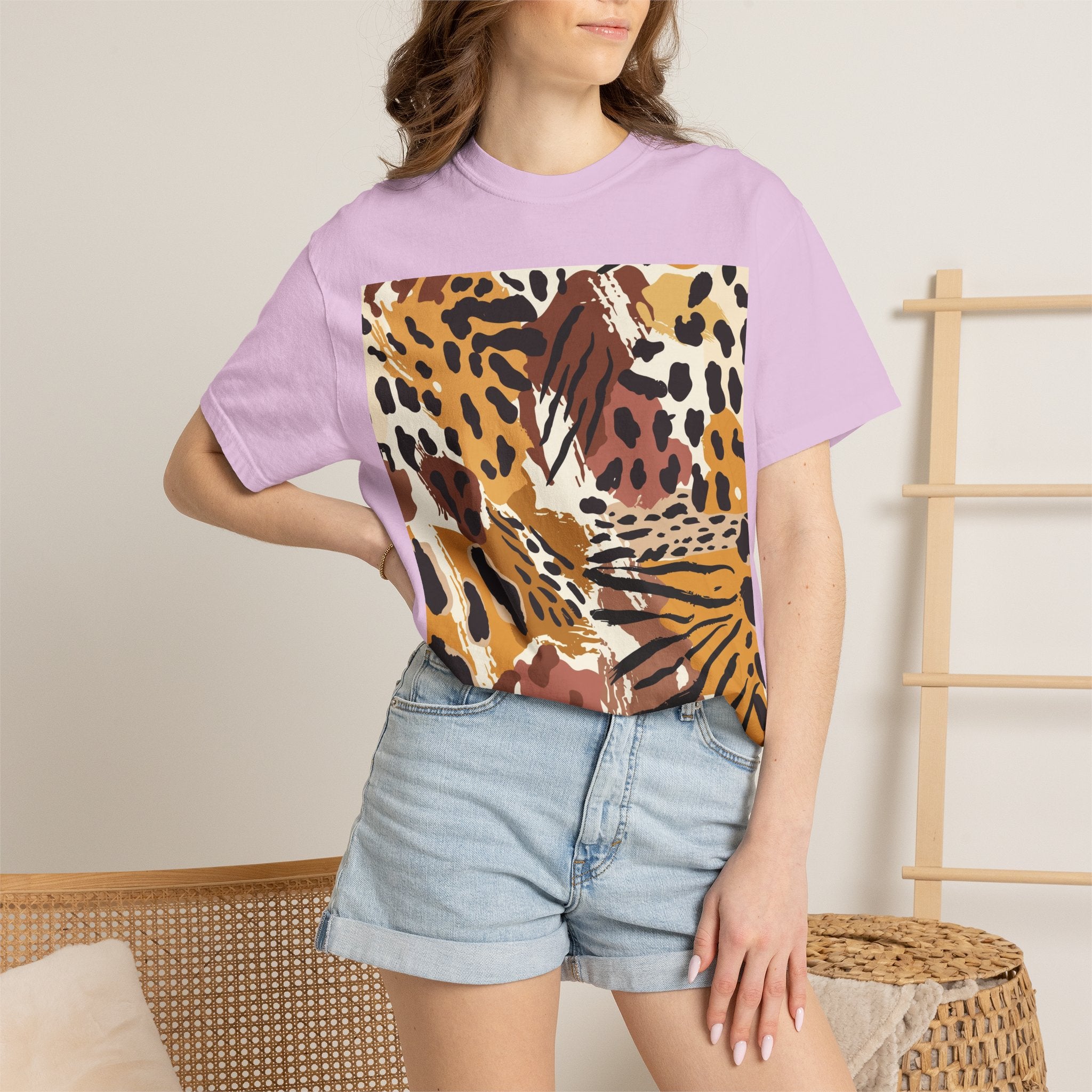 Leopard Print Graphic T-Shirt