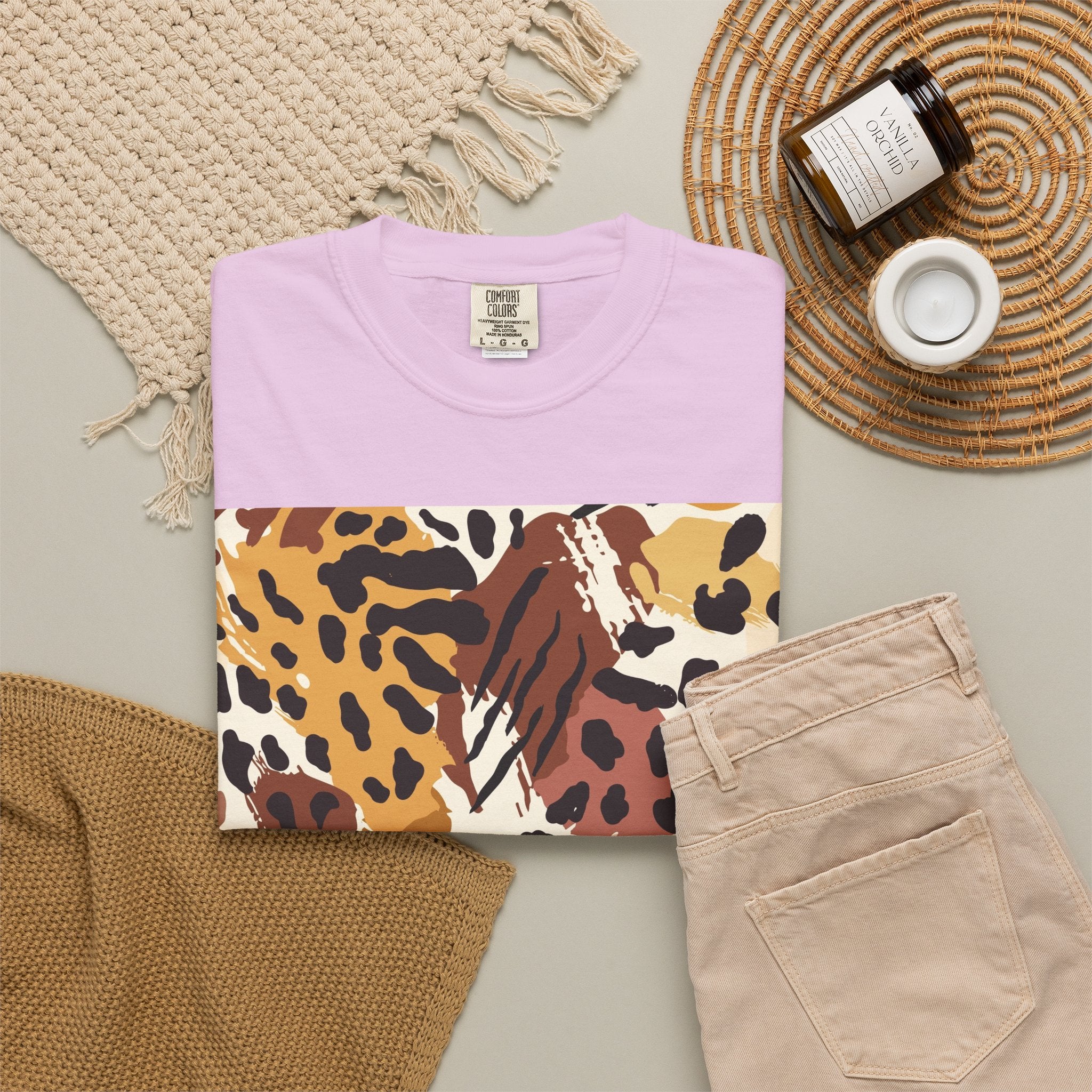 Leopard Print Graphic T-Shirt