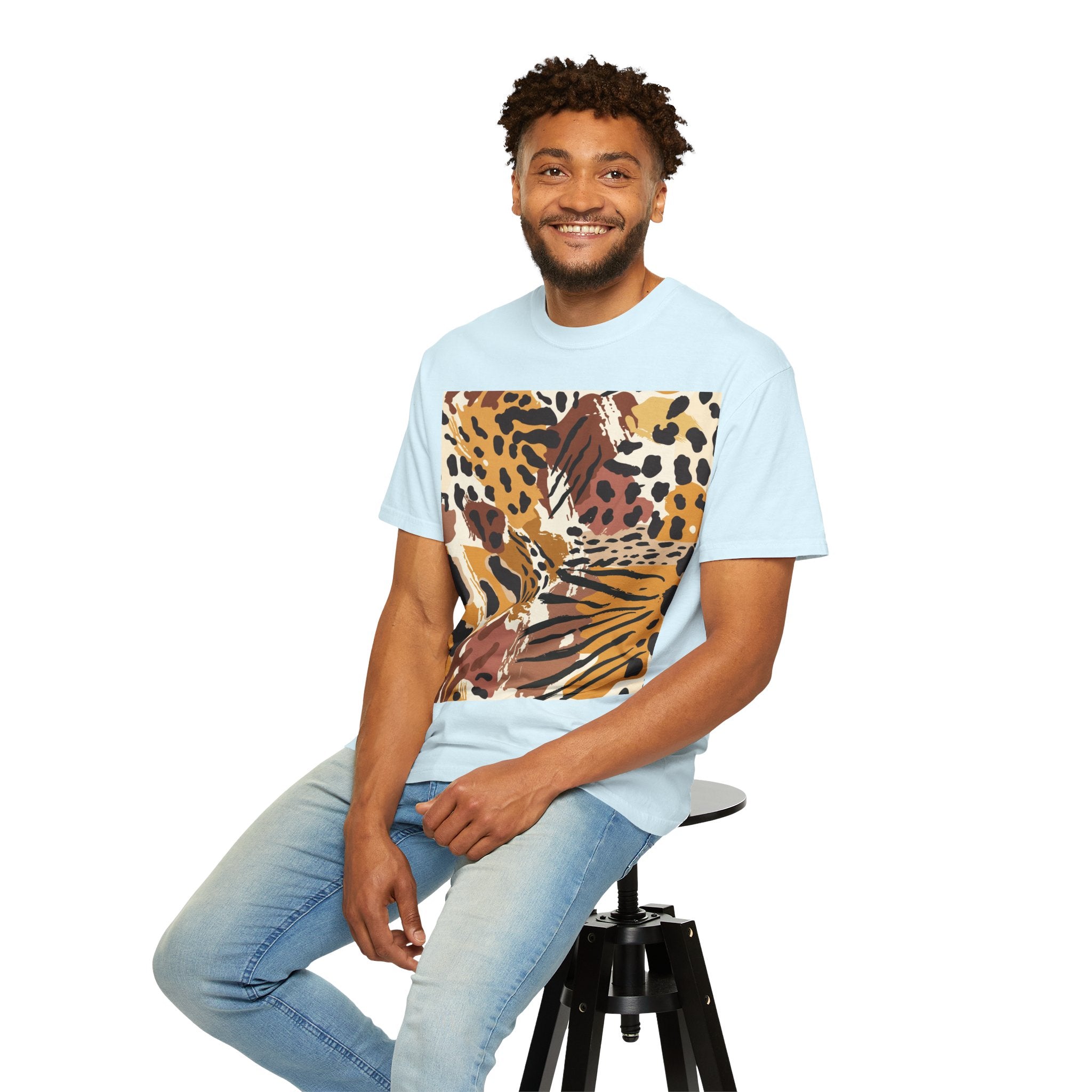 Leopard Print Graphic T-Shirt