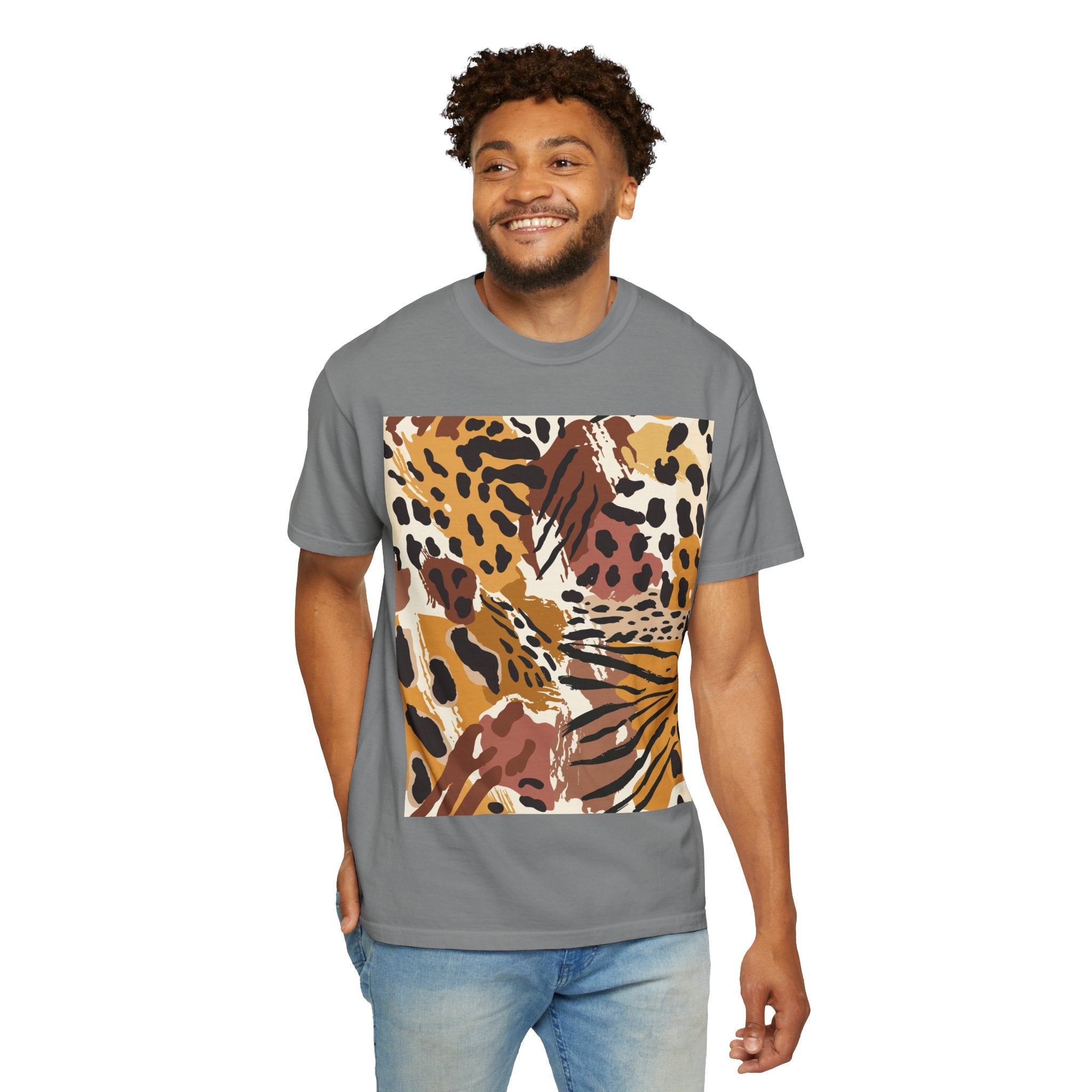 Leopard Print Graphic T-Shirt