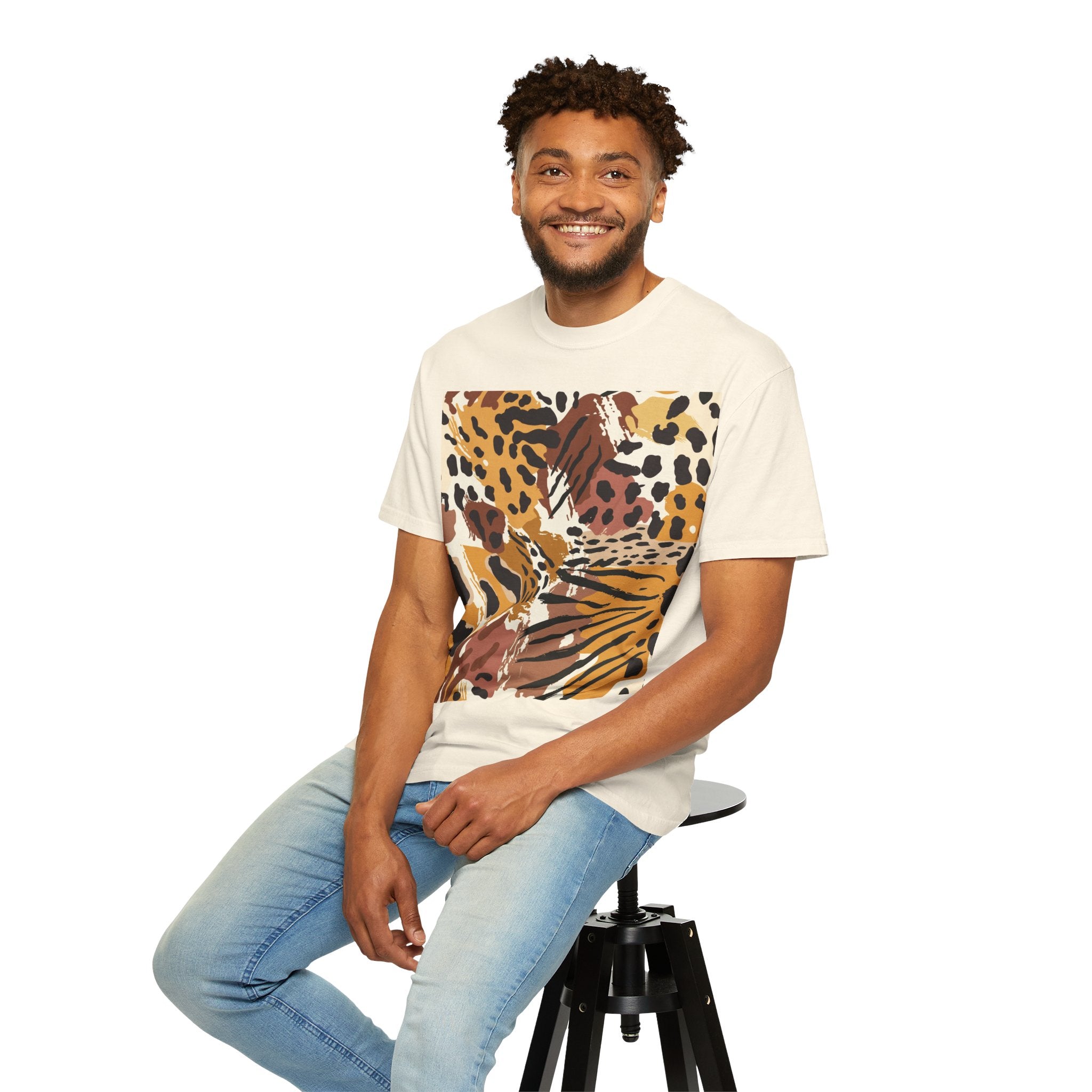Leopard Print Graphic T-Shirt