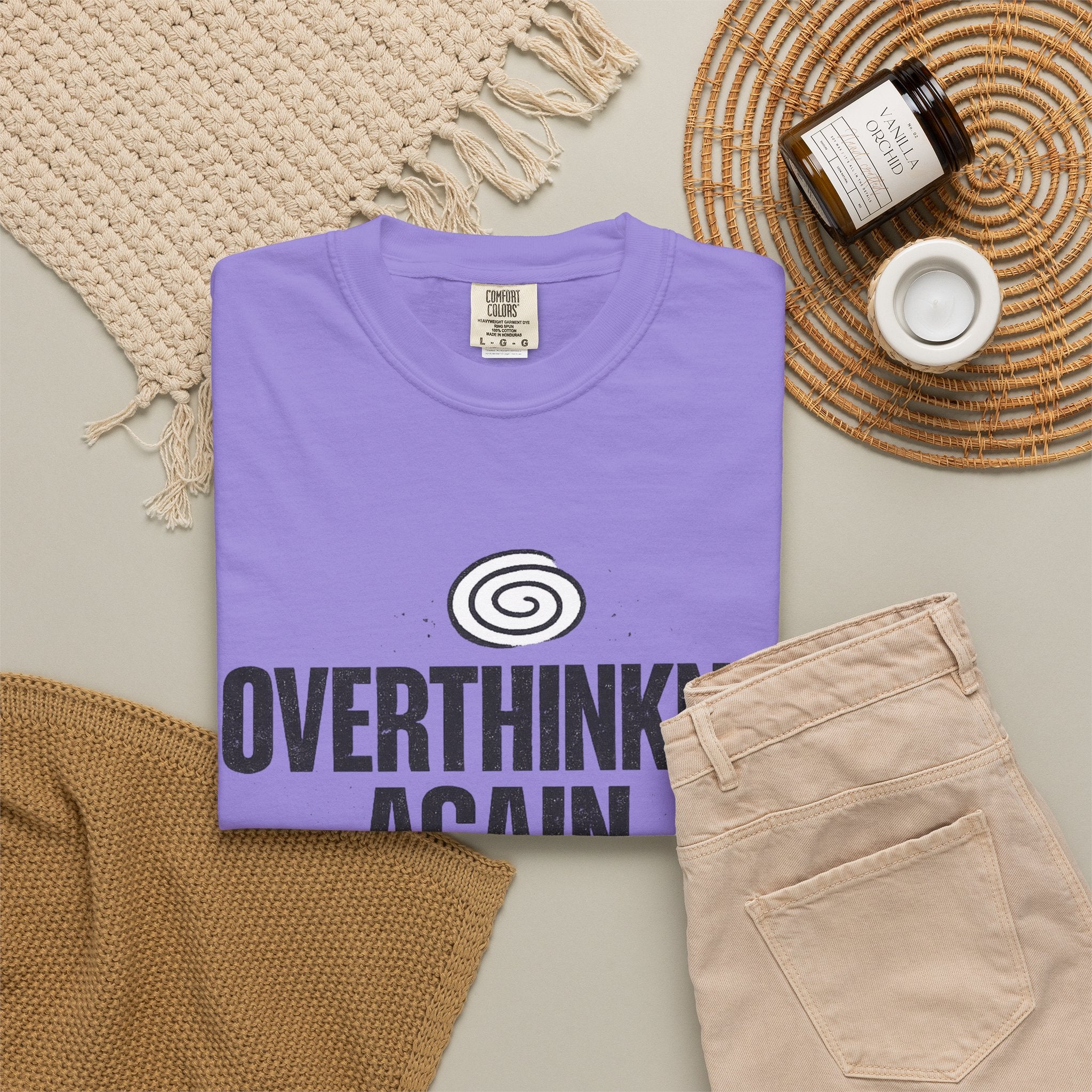 OVERTHINKING AGAIN Graphic T-Shirt