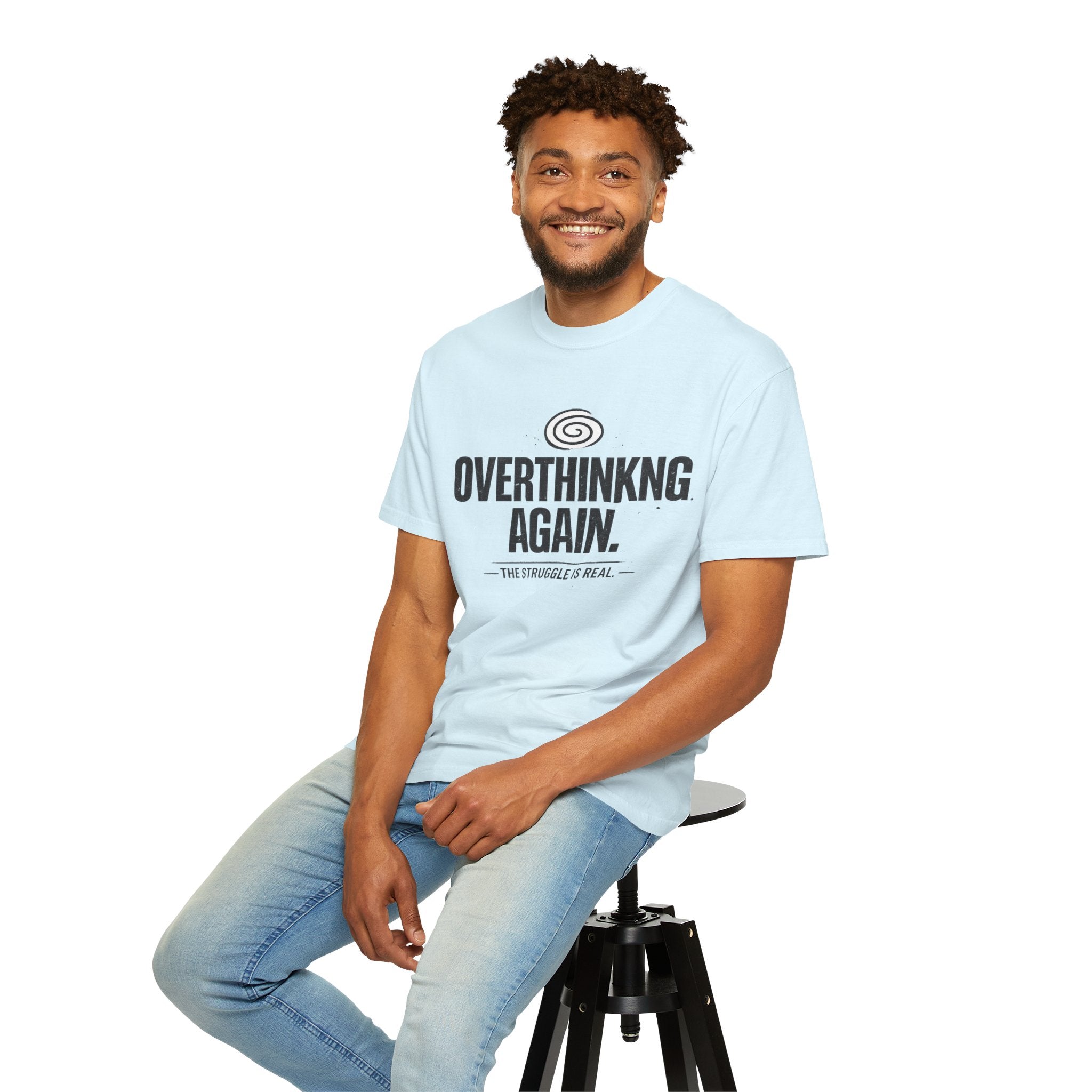 OVERTHINKING AGAIN Graphic T-Shirt