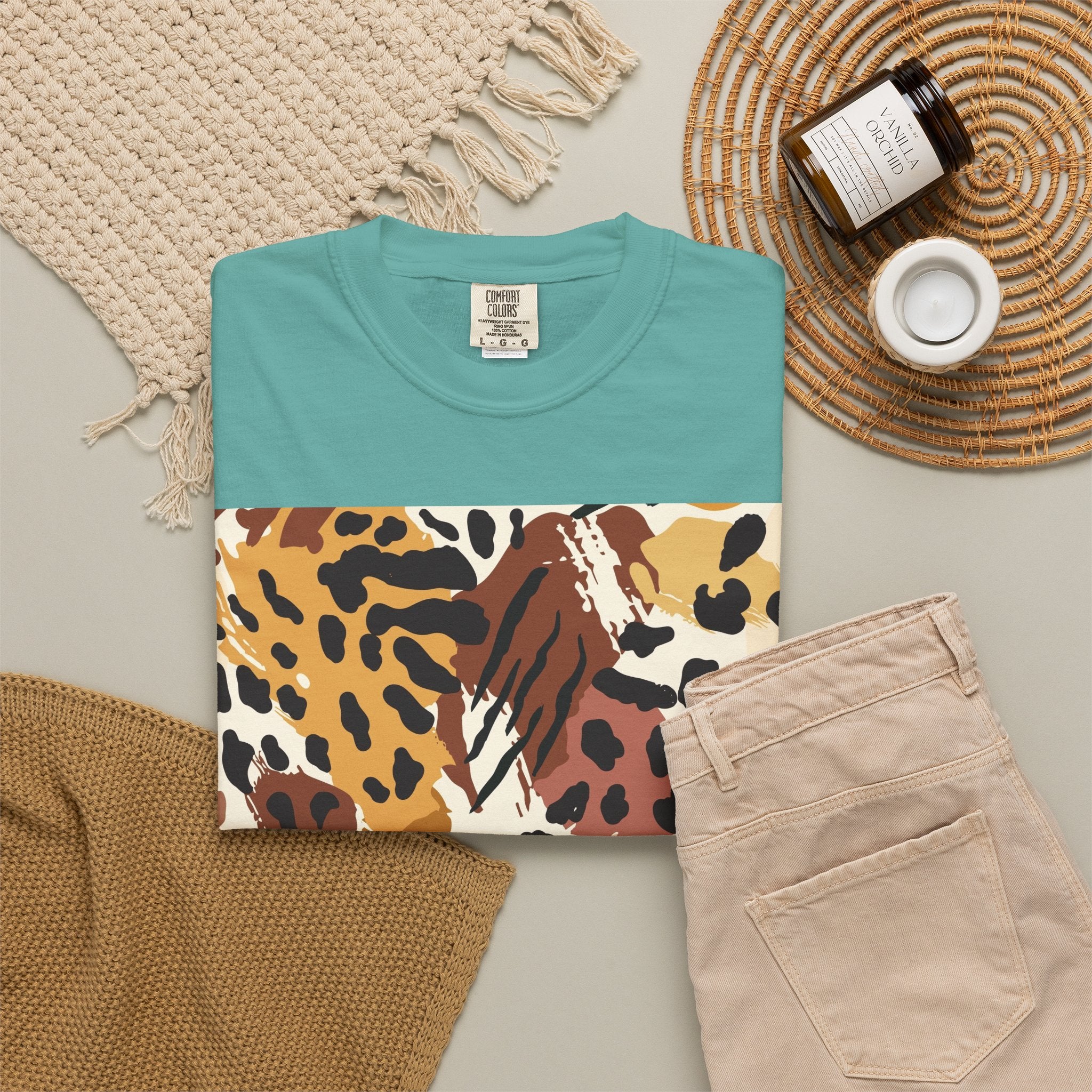 Leopard Print Graphic T-Shirt