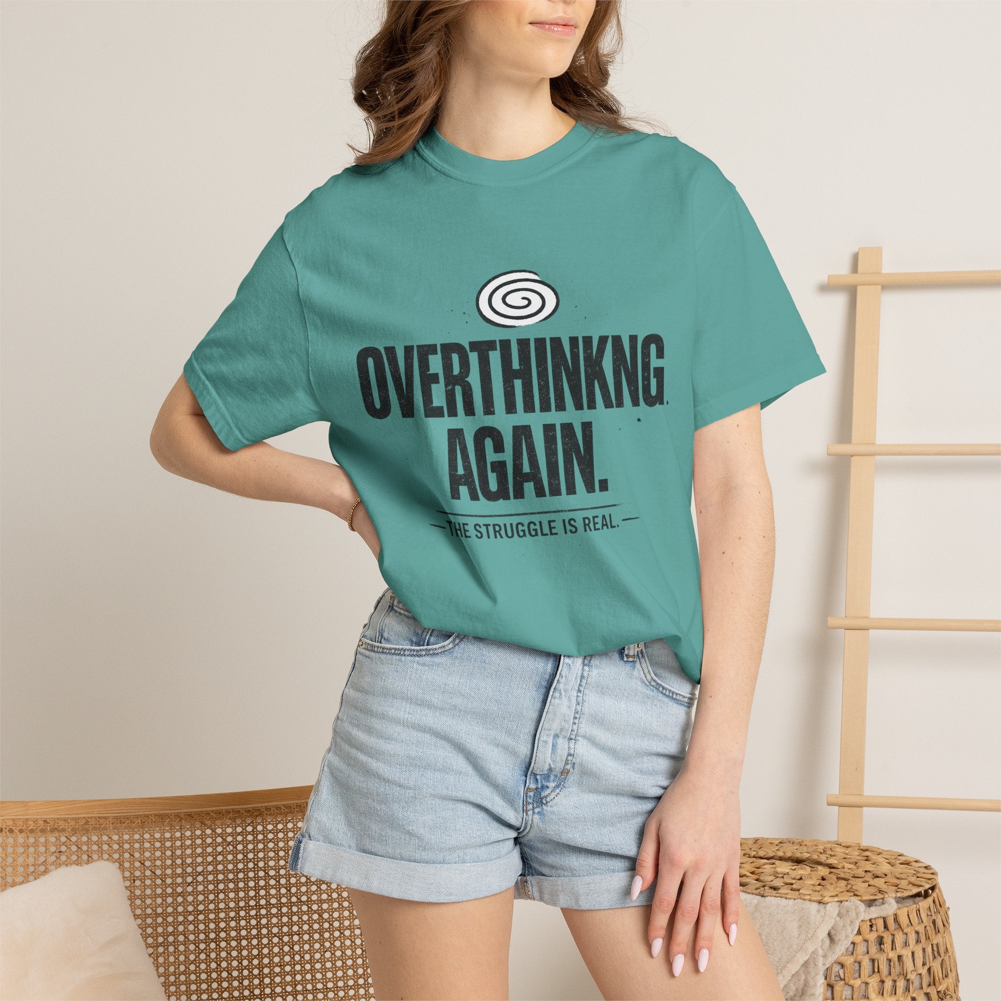 OVERTHINKING AGAIN Graphic T-Shirt