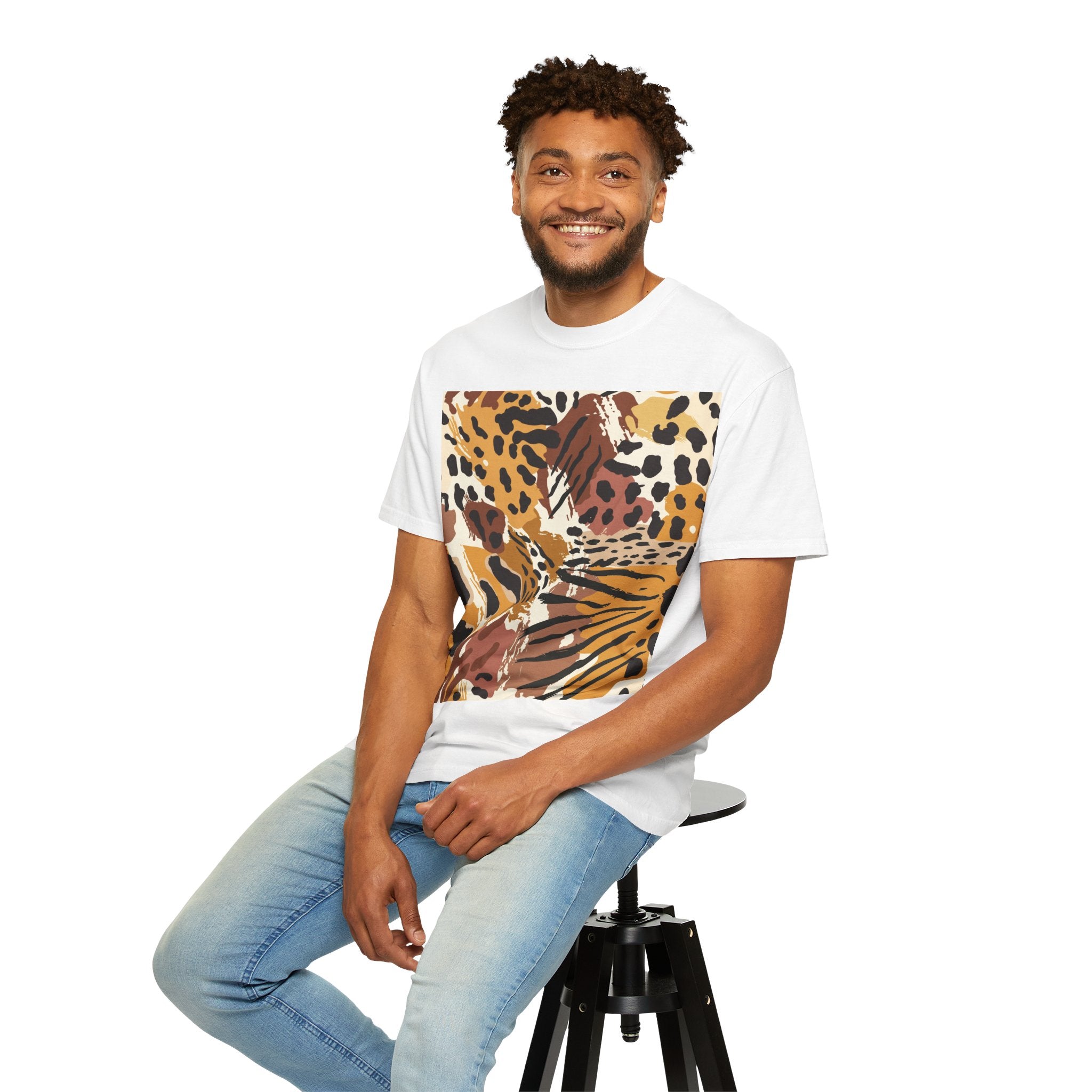 Leopard Print Graphic T-Shirt