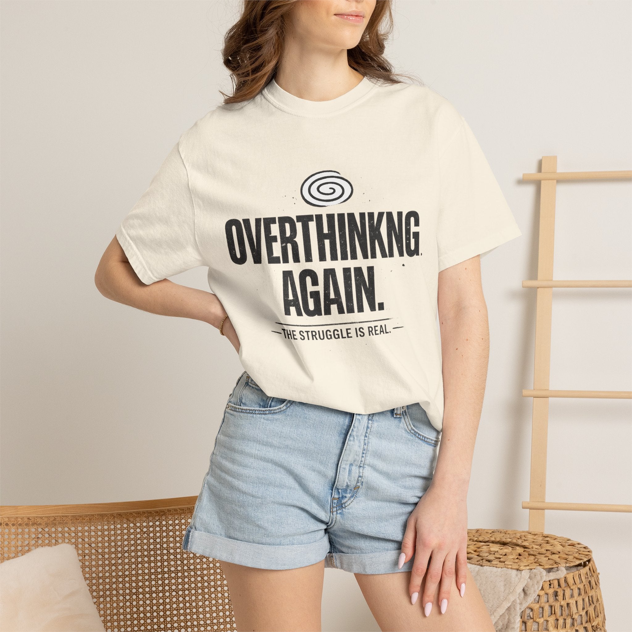 OVERTHINKING AGAIN Graphic T-Shirt