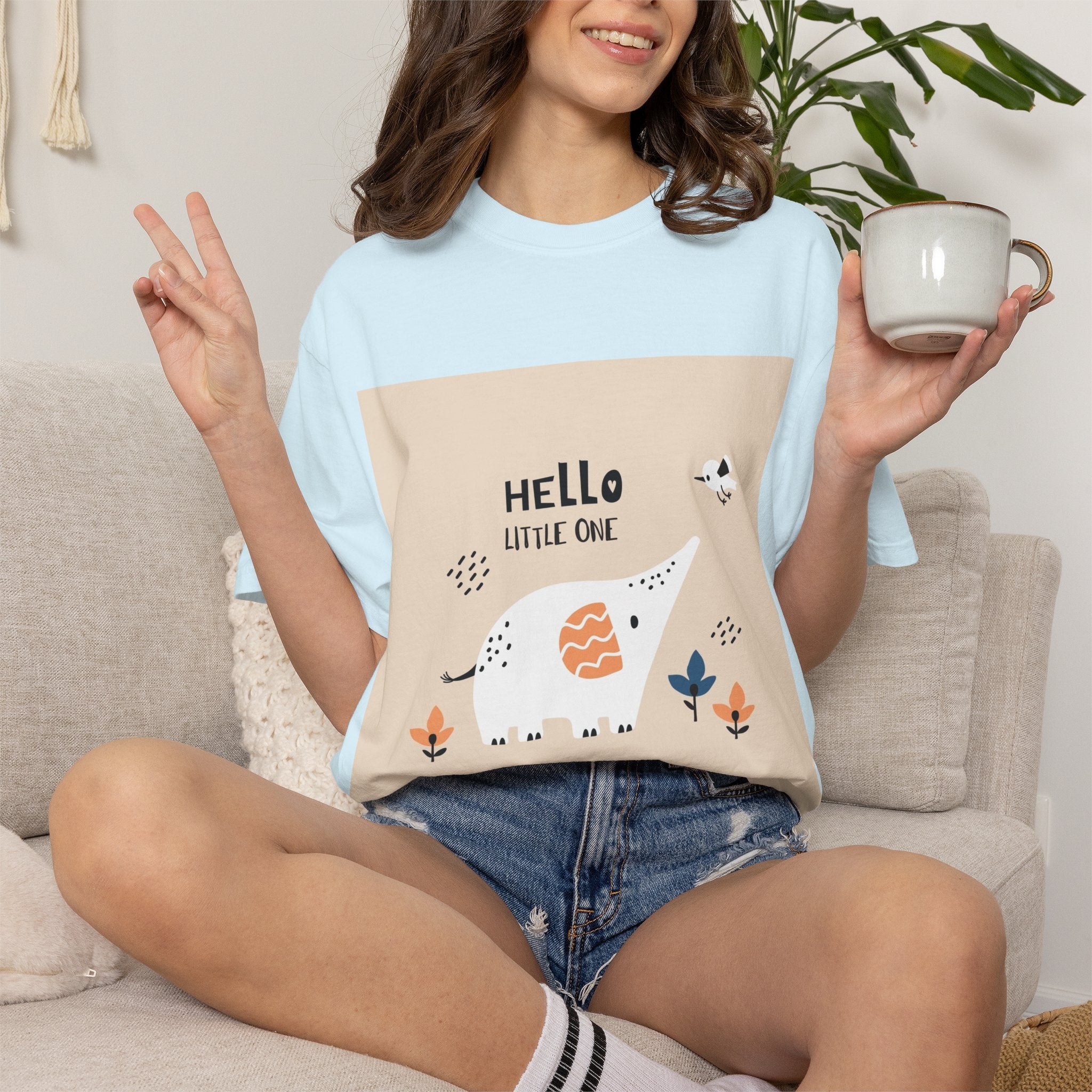 Hello Little One Elephant T-Shirt