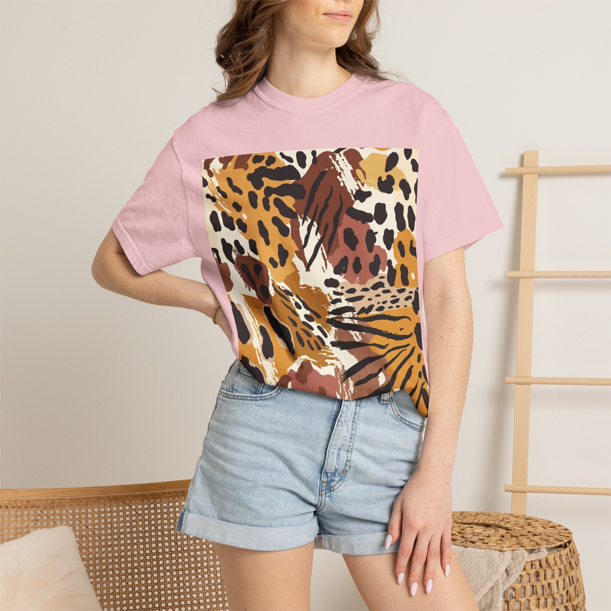 Leopard Print Graphic T-Shirt