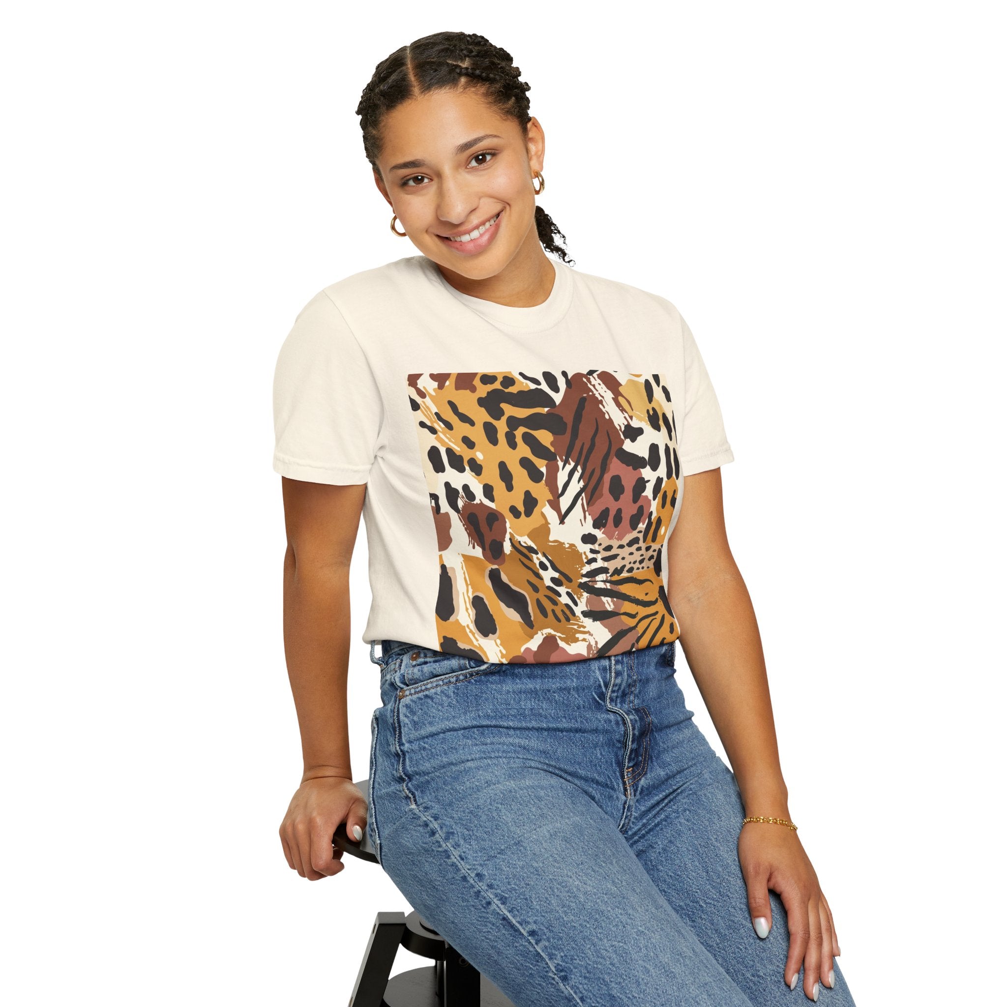 Leopard Print Graphic T-Shirt