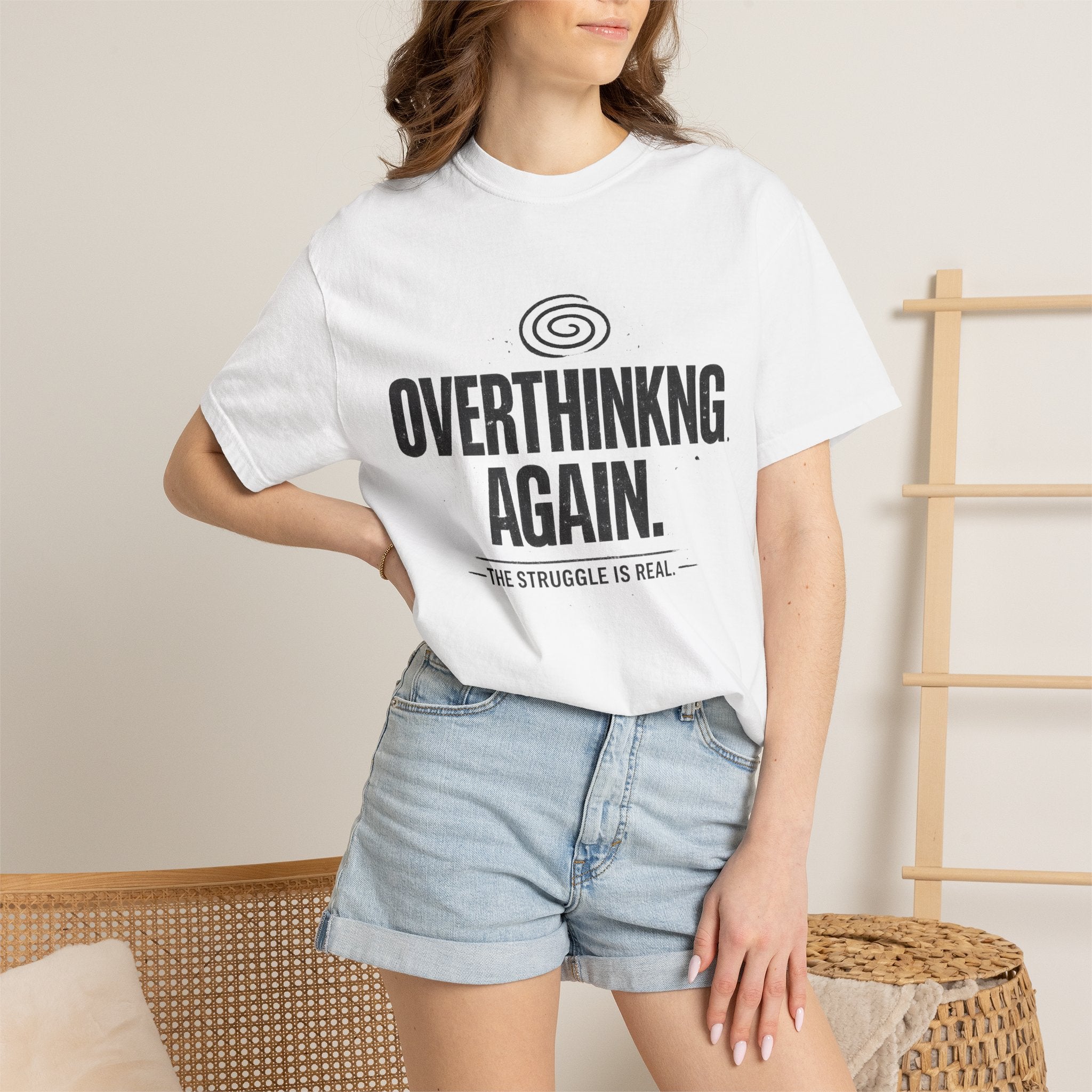 OVERTHINKING AGAIN Graphic T-Shirt