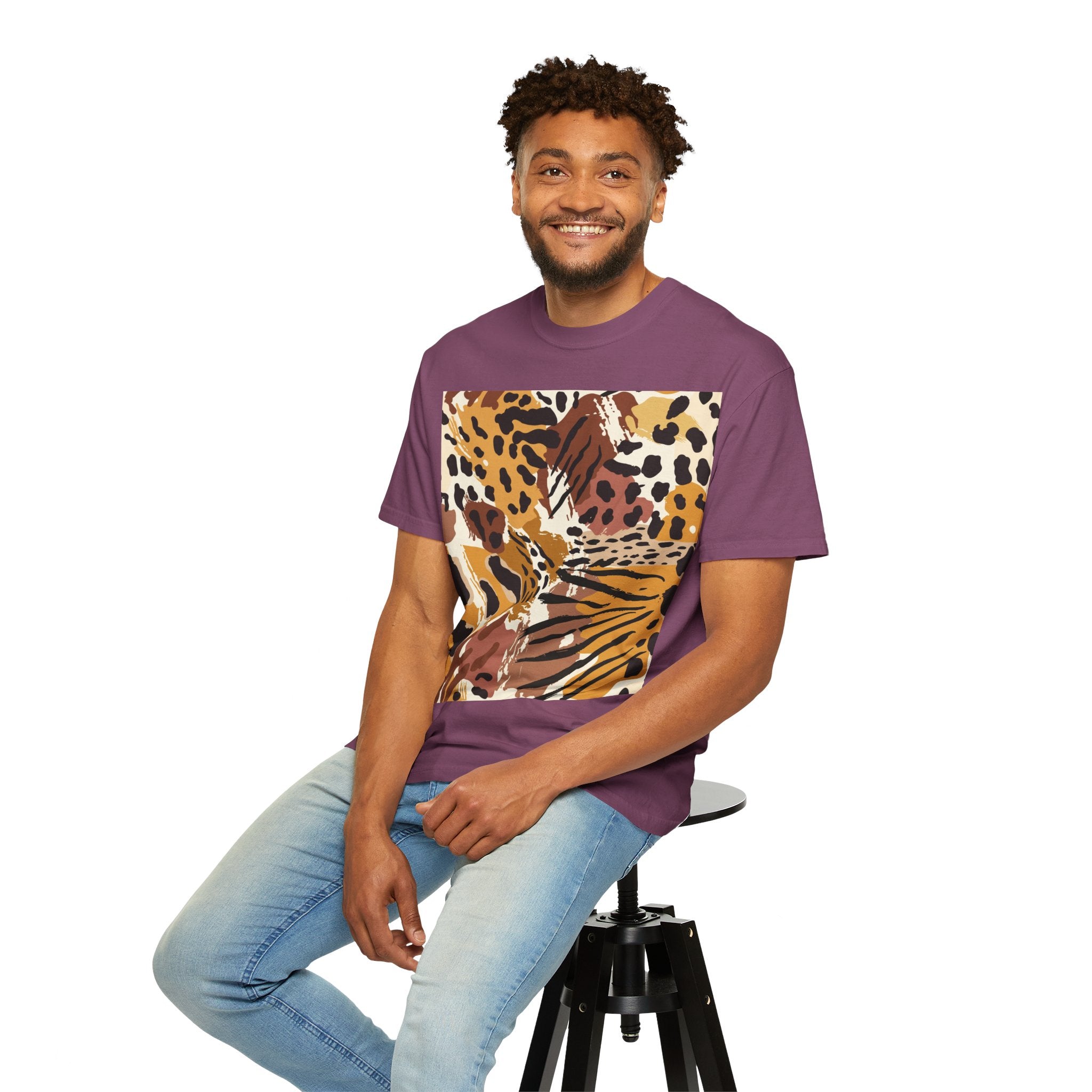Leopard Print Graphic T-Shirt