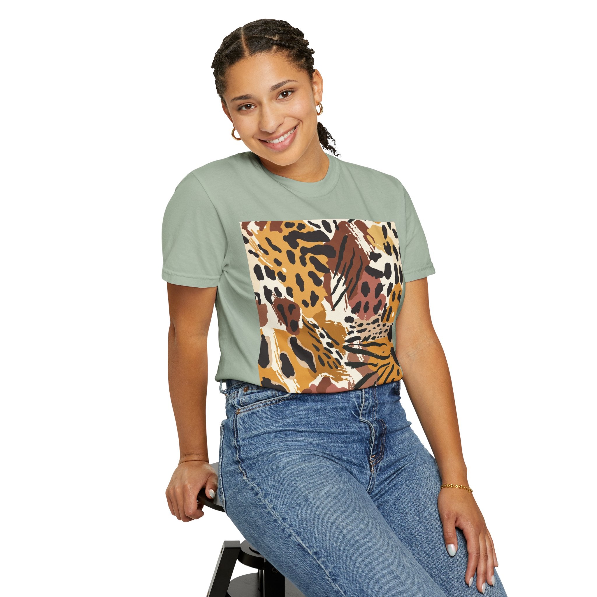 Leopard Print Graphic T-Shirt