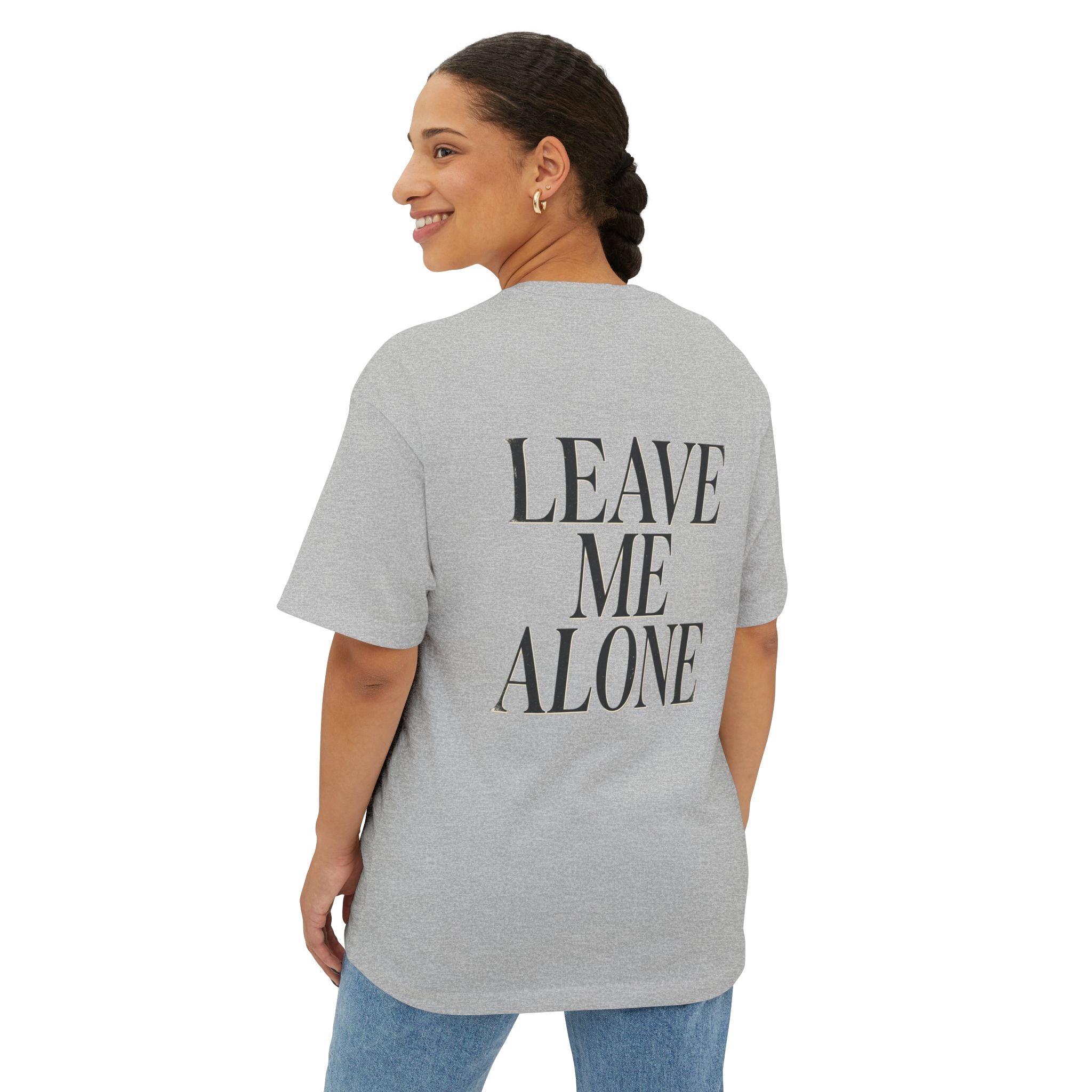 Leave Me Alone Oversized Boxy T-Shirt
