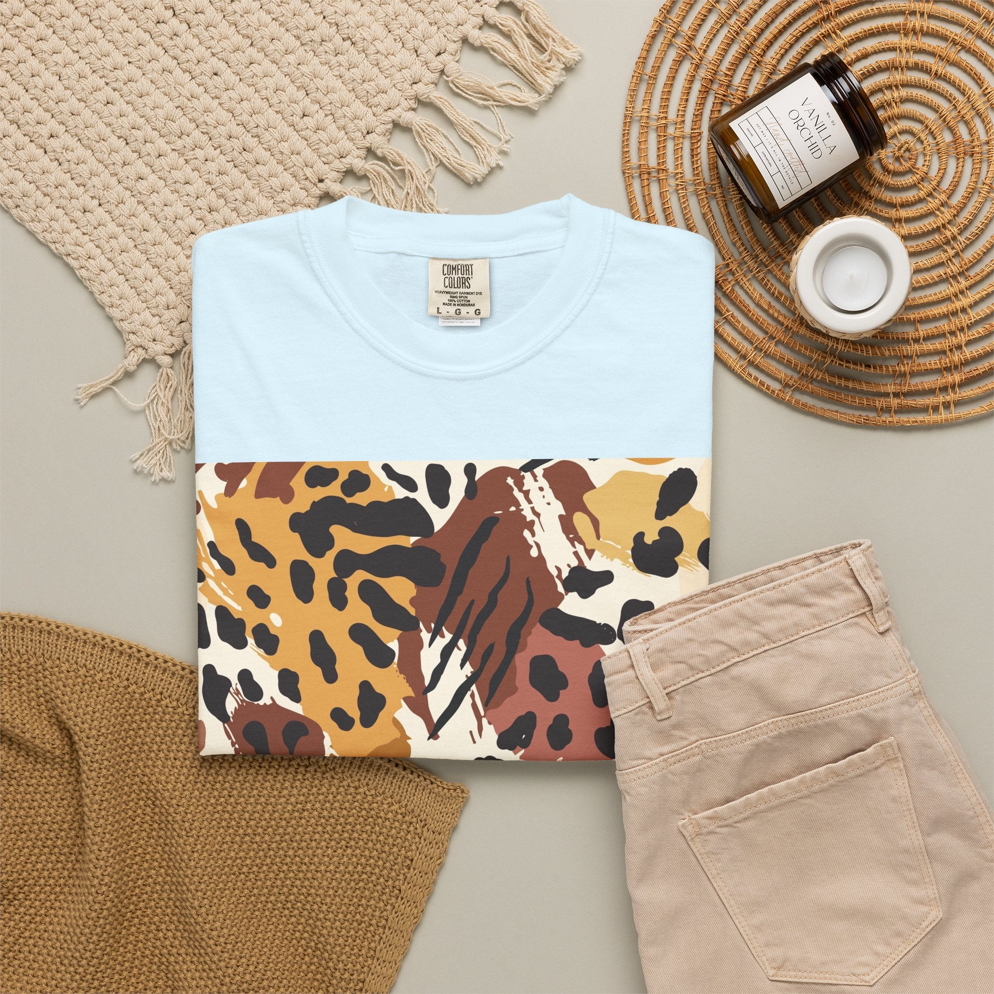 Leopard Print Graphic T-Shirt